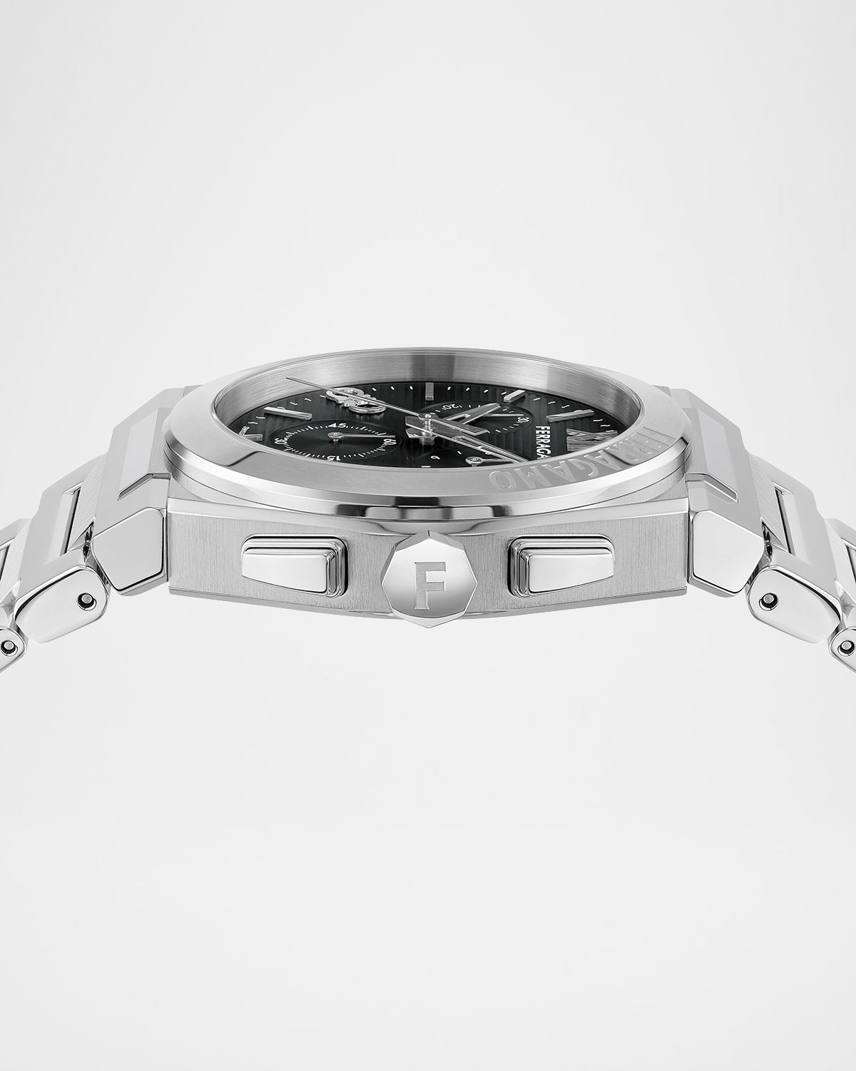 Ferragamo Vega Chrono Bracelet Watch, 42mm