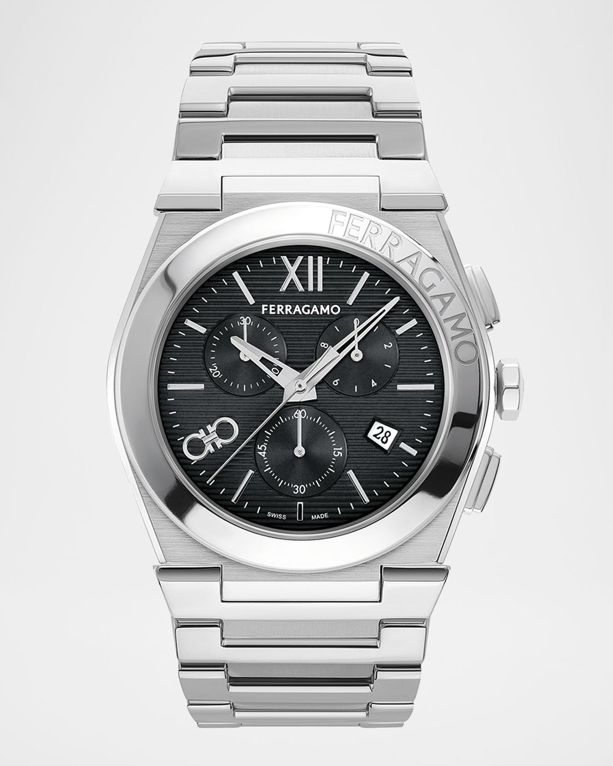 Ferragamo Vega Chrono Bracelet Watch, 42mm