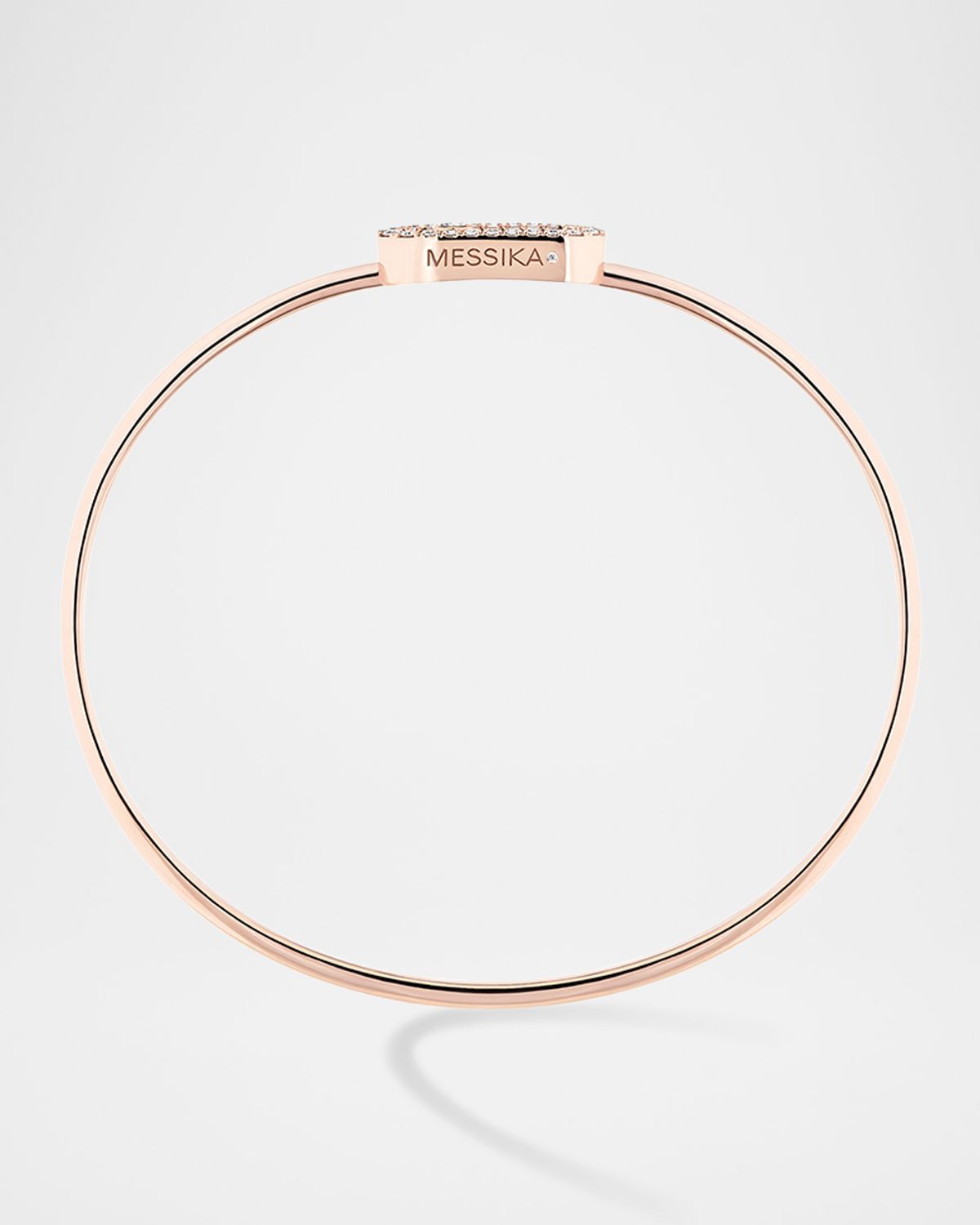 Messika MOVE UNO 18K PINK GOLD FLEX DIAMOND PAVE BRACELET