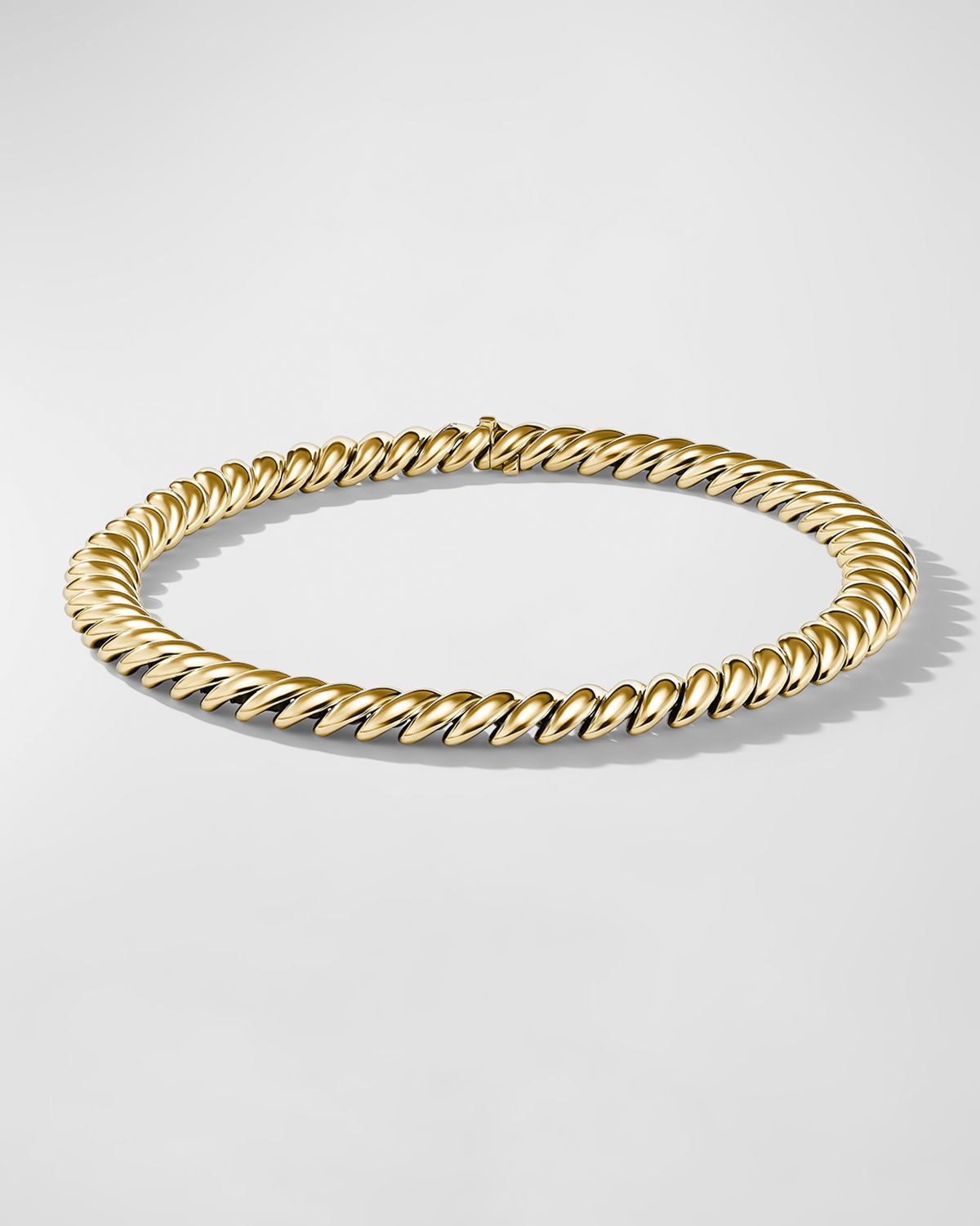 David Yurman Sculpted Cable Necklace in 18K Gold, 14mm, 18"L