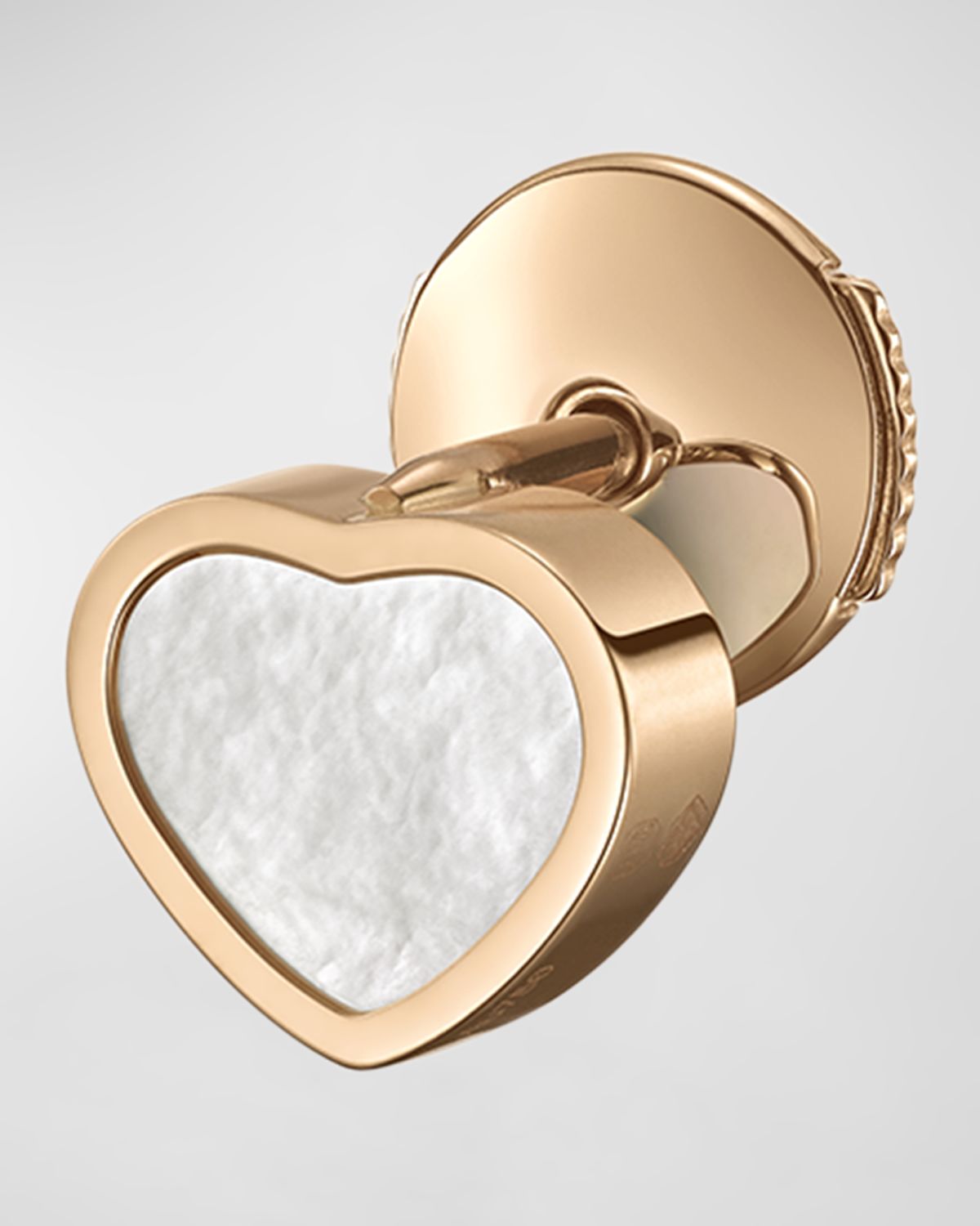 Chopard My Happy Hearts 18K Rose Gold Mother-of-Pearl Earring