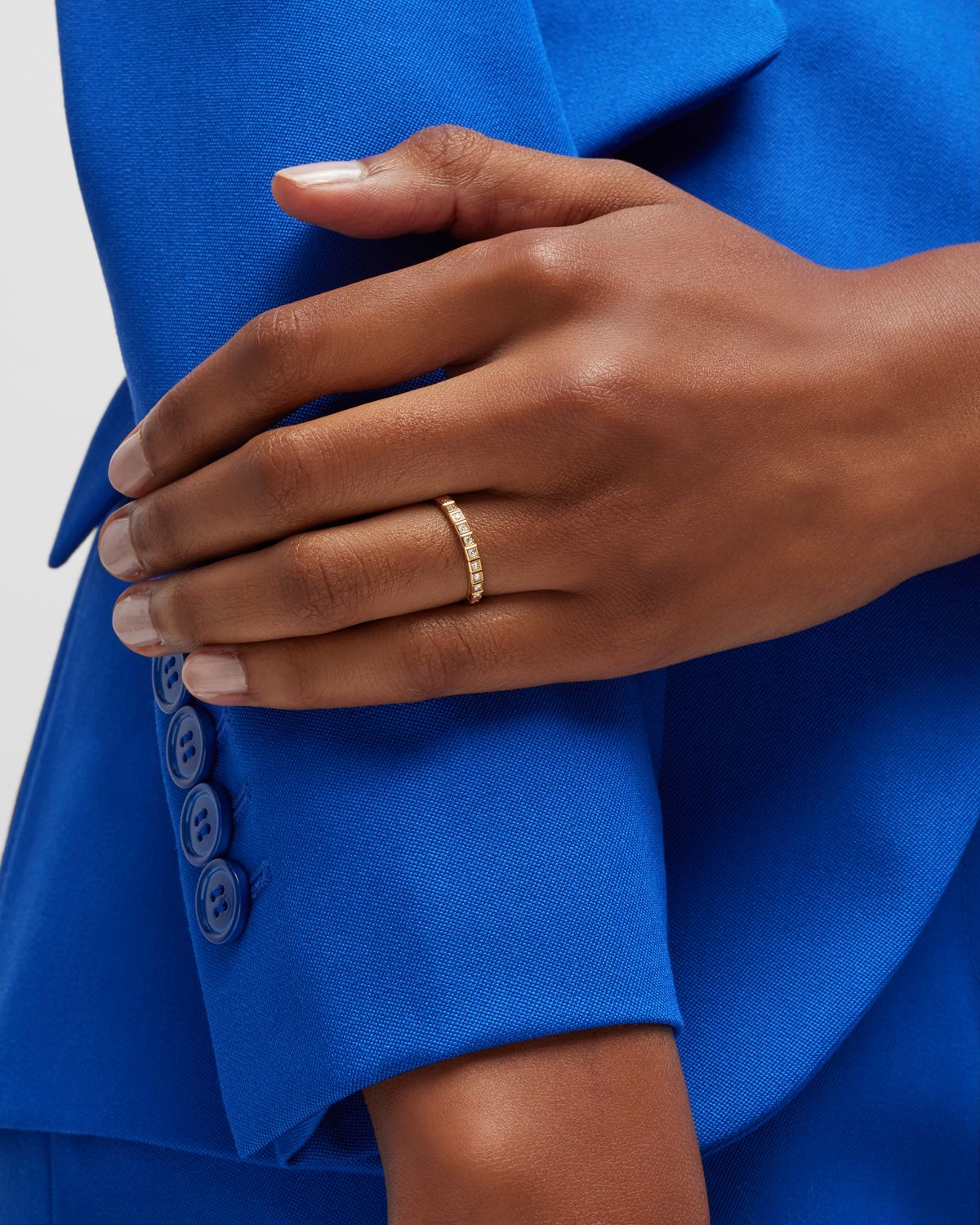 Chopard Ice Cube 18K Yellow Gold Mini Diamond Ring