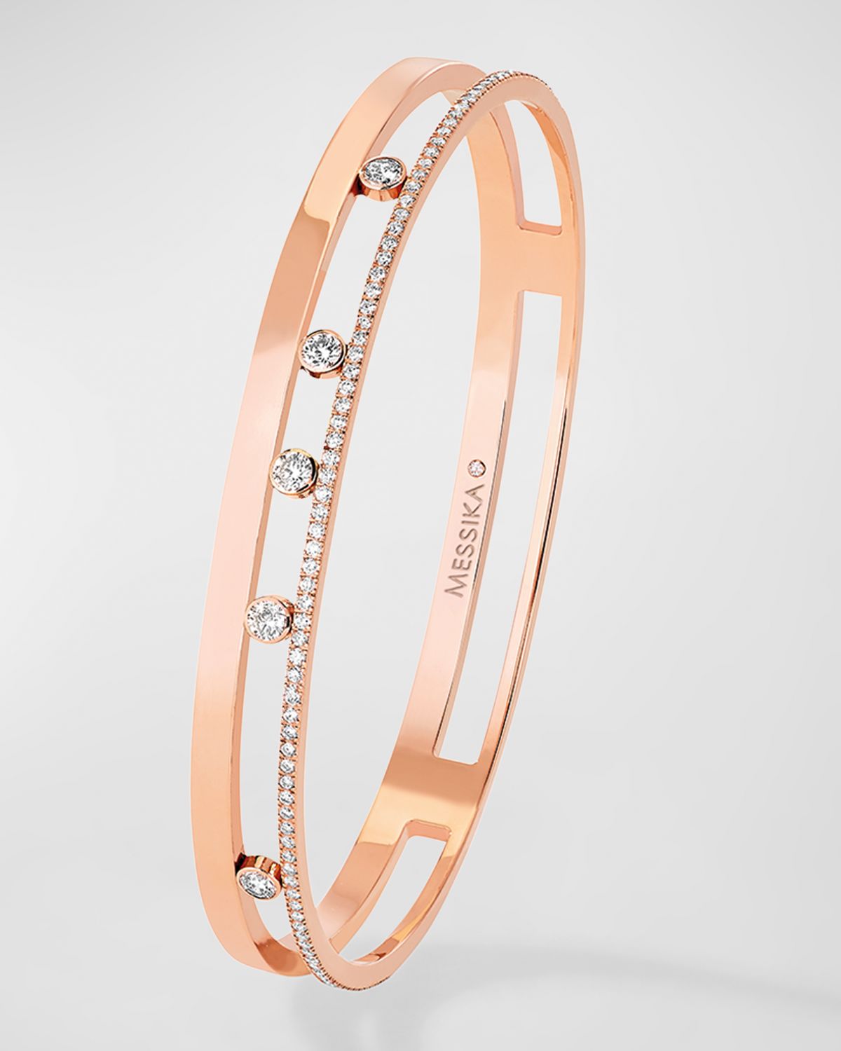 Messika MOVE ROMANE 18K ROSE GOLD DIAMOND BRACELET