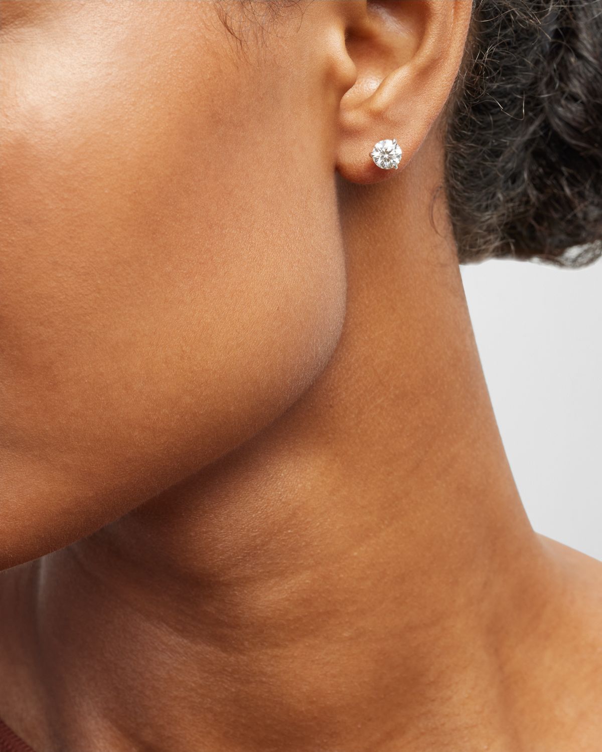 Memoire 18K White Gold Diamond Earrings, 1.55tcw