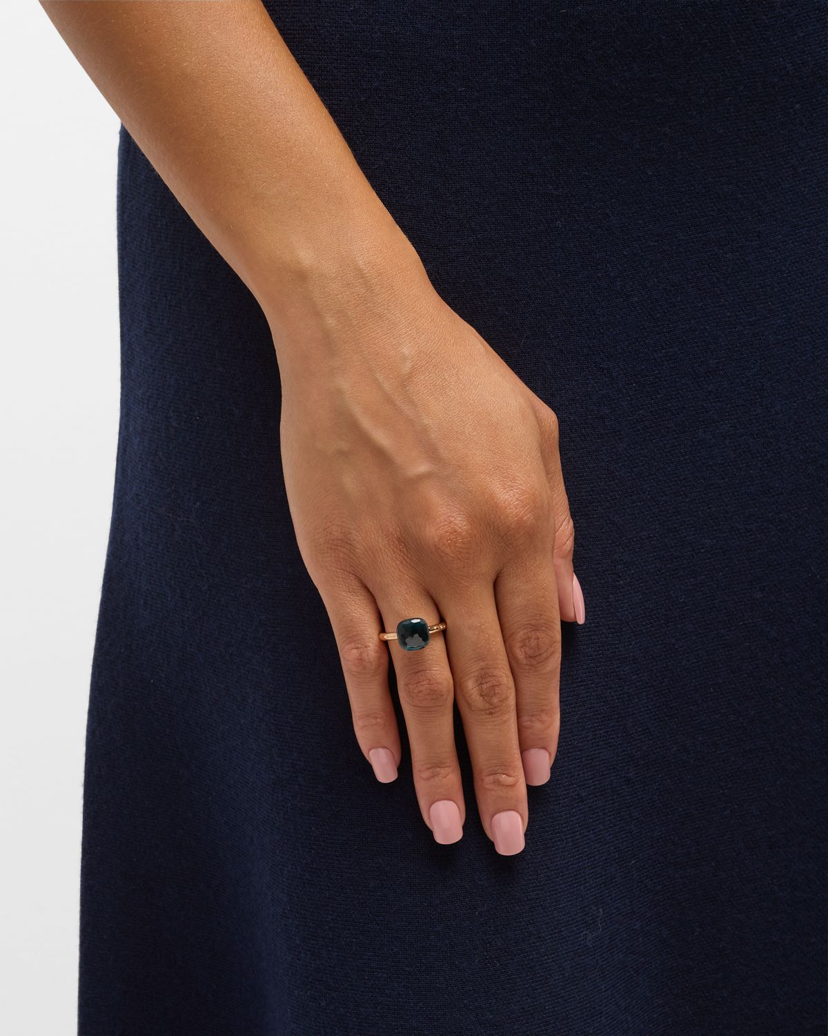 Pomellato Nudo 18K Rose Gold Classic Gemstone Ring