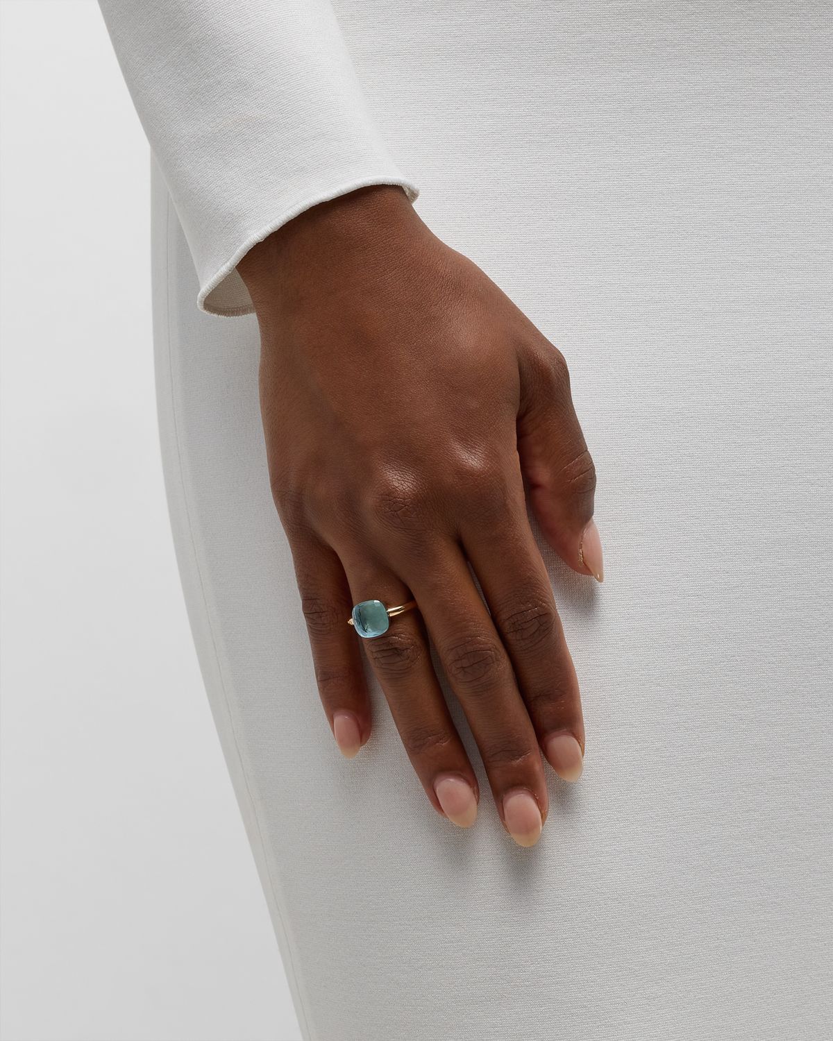 Pomellato Nudo 18K Rose Gold Classic Gemstone Ring