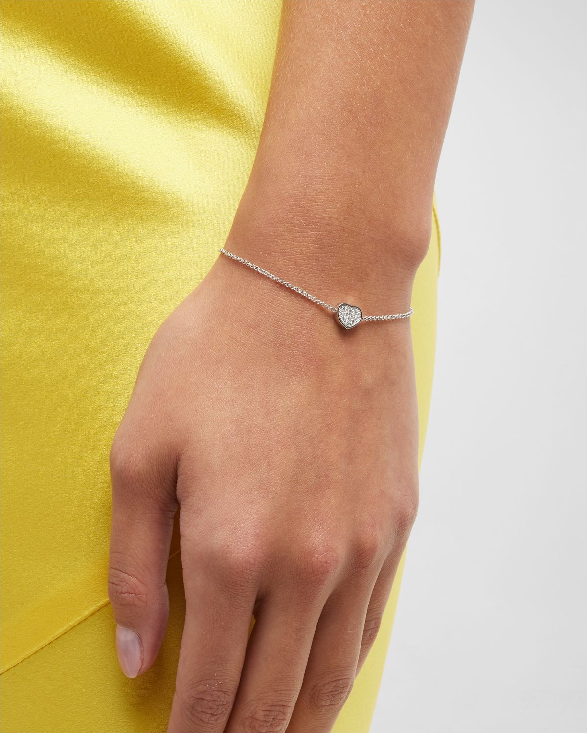 Chopard Happy Diamonds 18K White Gold Bracelet