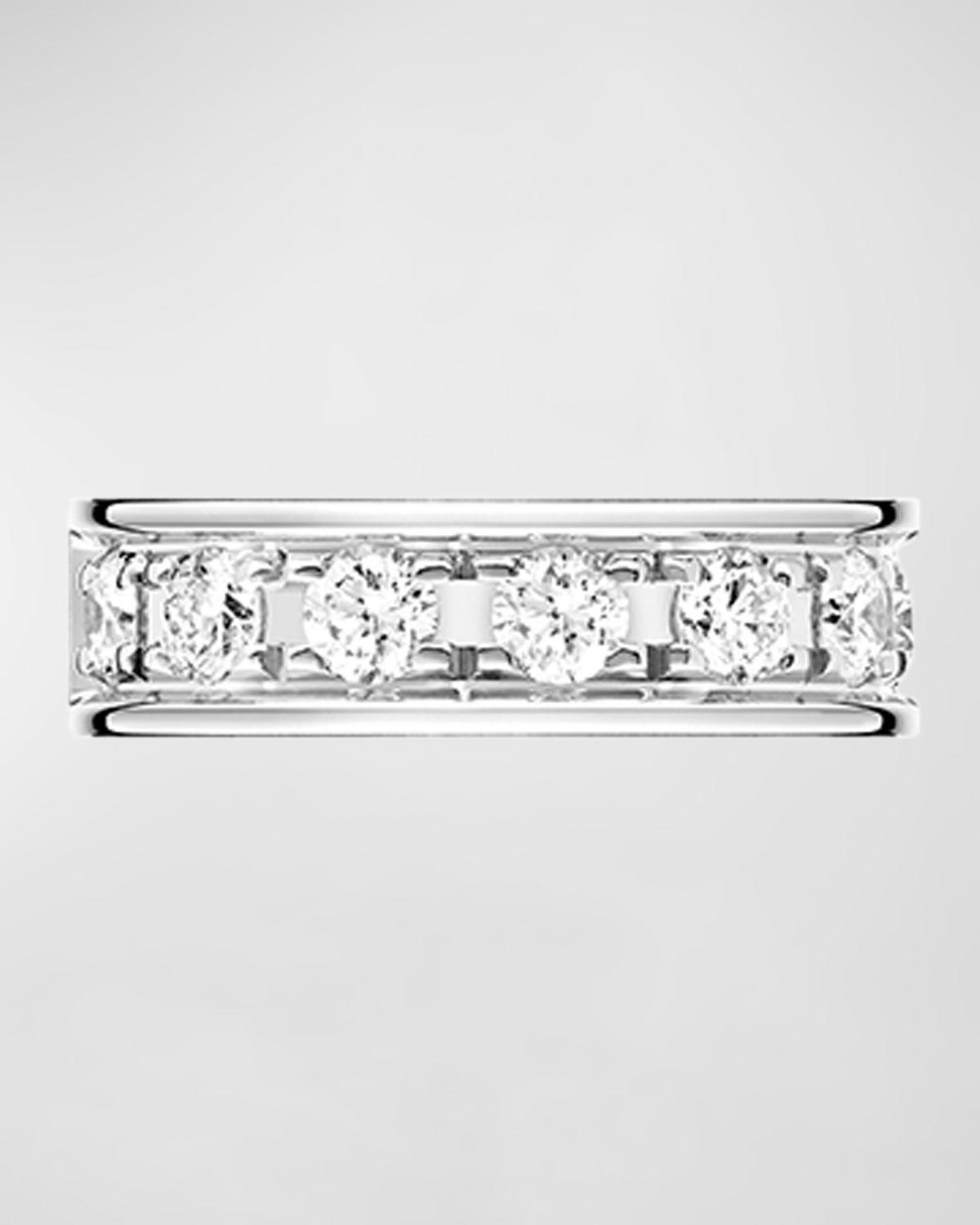 Boucheron Quatre Radiant Clip Earring in White Gold and Diamonds, Single