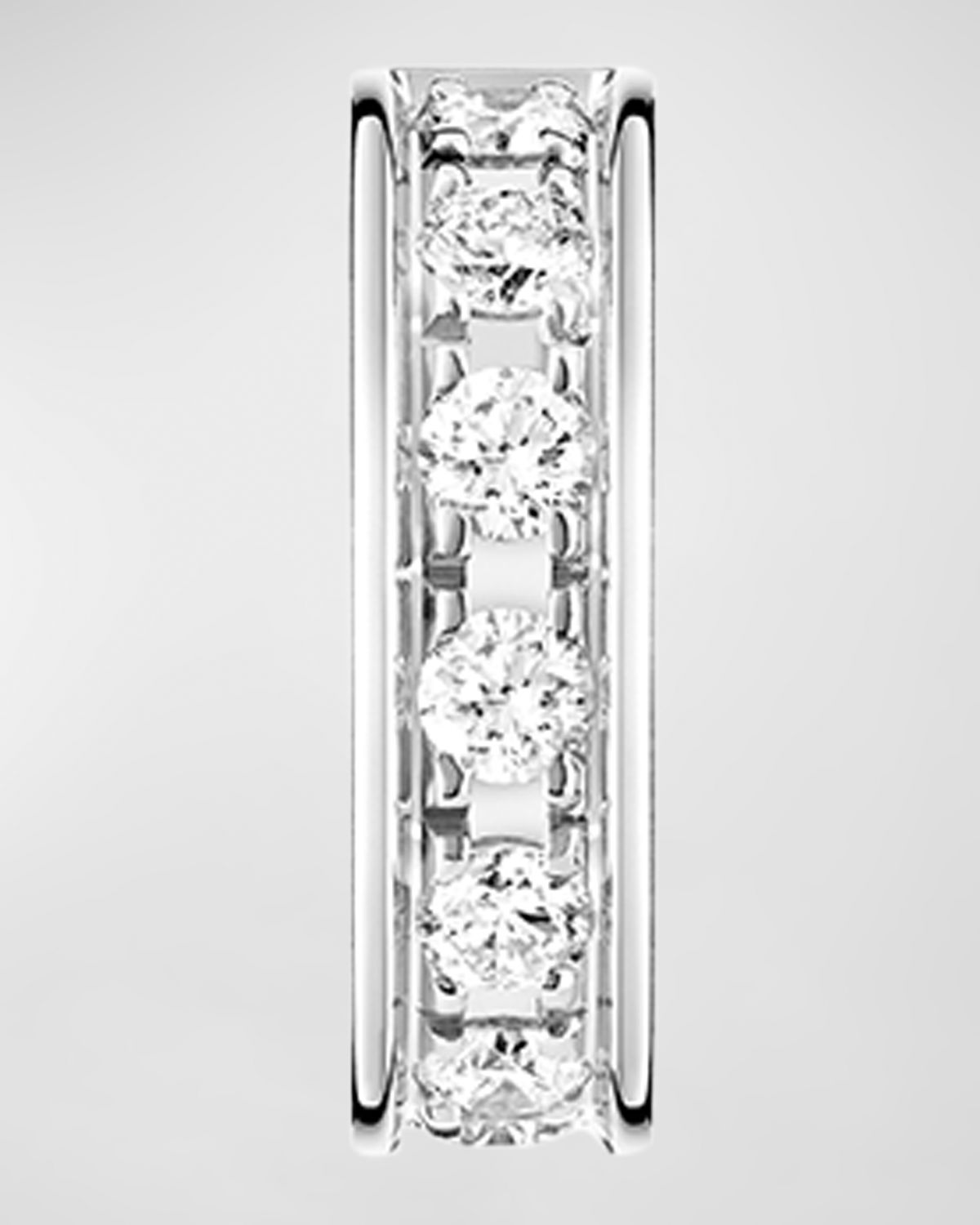 Boucheron Quatre Radiant Clip Earring in White Gold and Diamonds, Single