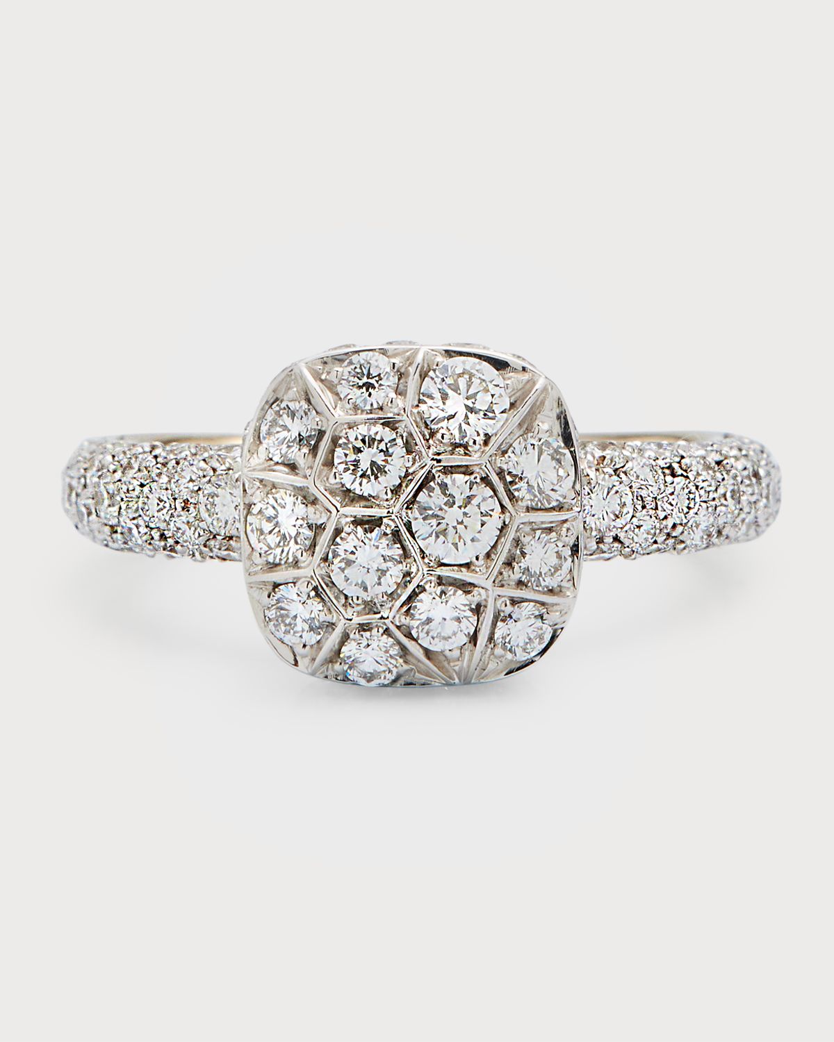 Pomellato Nudo Classic 18K White & Rose Gold Diamond Ring