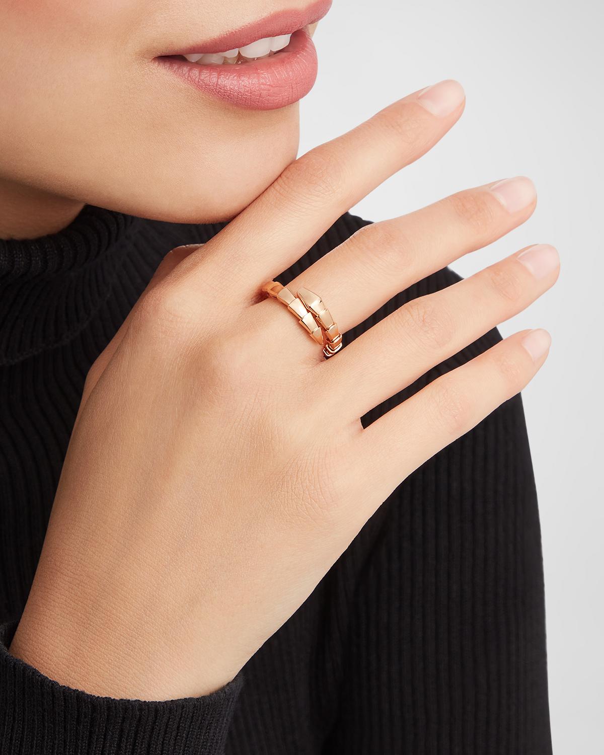 BVLGARI Serpenti Viper 18K Rose Gold Coil Ring, EU 53 / US 6.25 | Thumbnail 3 BVLGARI Serpenti Viper 18K Rose Gold Coil Ring, EU 53 / US 6.25 | Thumbnail 3