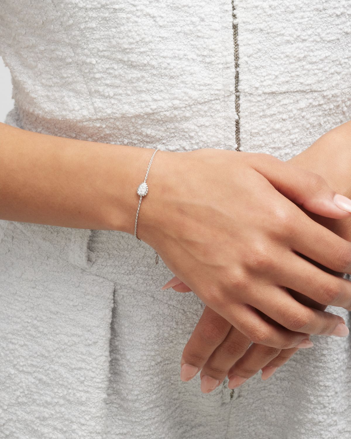 Boucheron Serpent Boheme 18K White Gold Extra-Small Diamond Bracelet