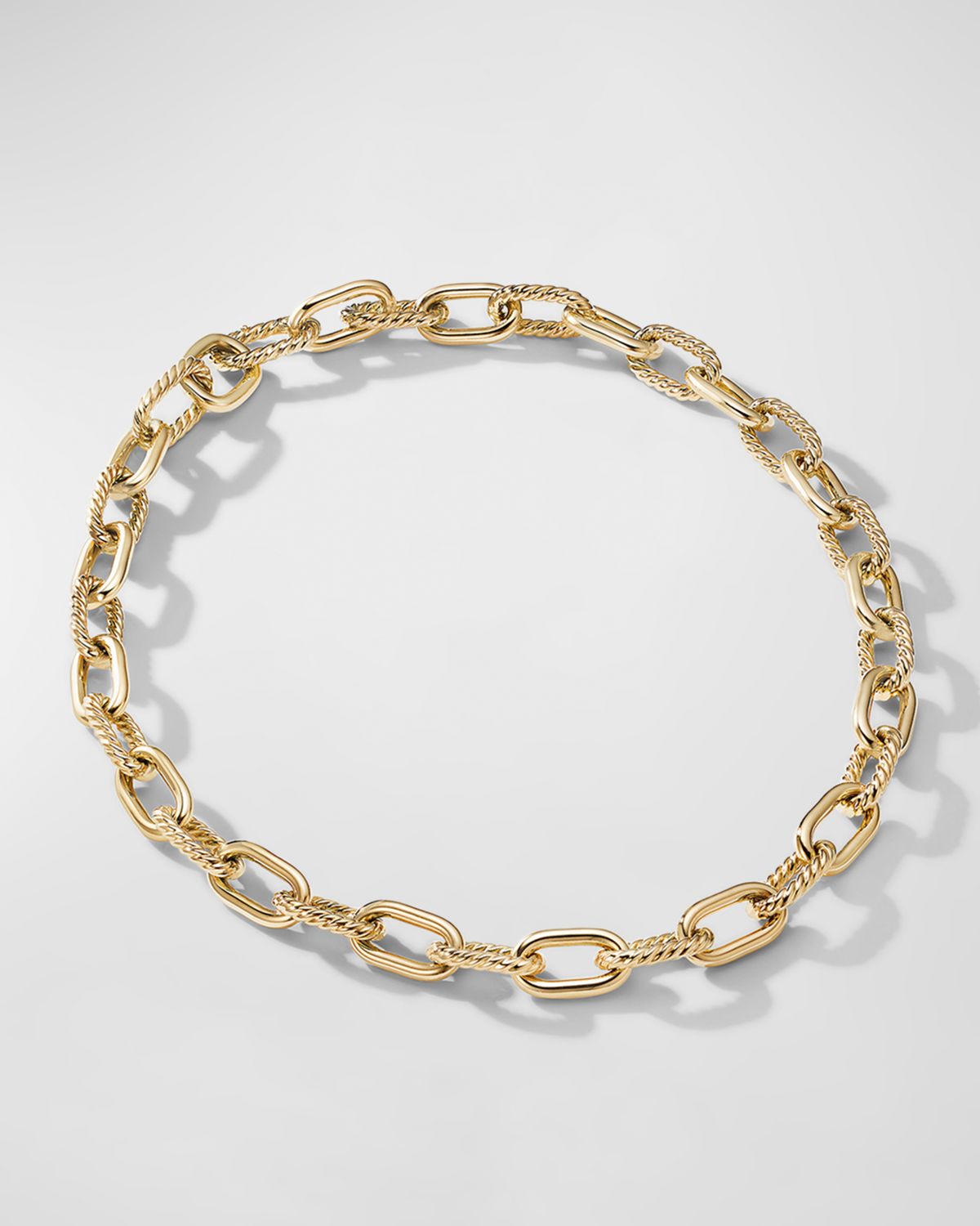 David Yurman DY Madison Chain Necklace in 18K Yellow Gold, 11mm