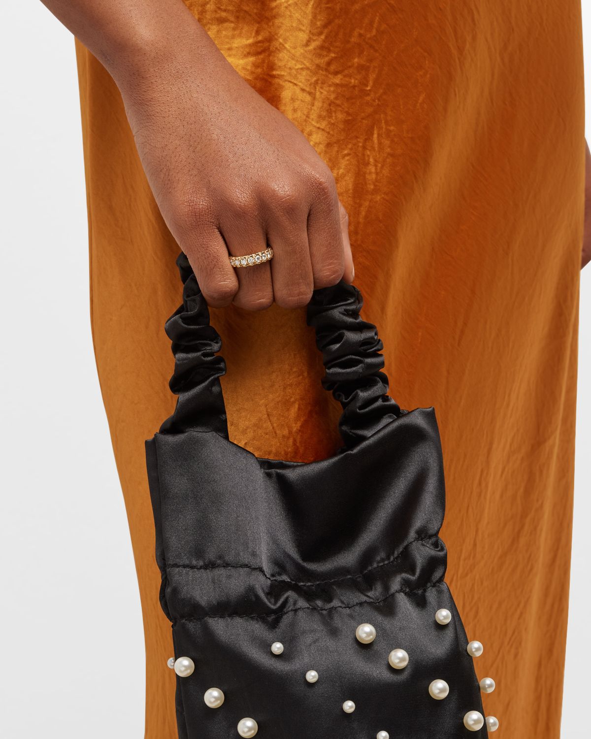 Hoorsenbuhs Infinite II 3mm Diamond Eternity Band in Yellow Gold