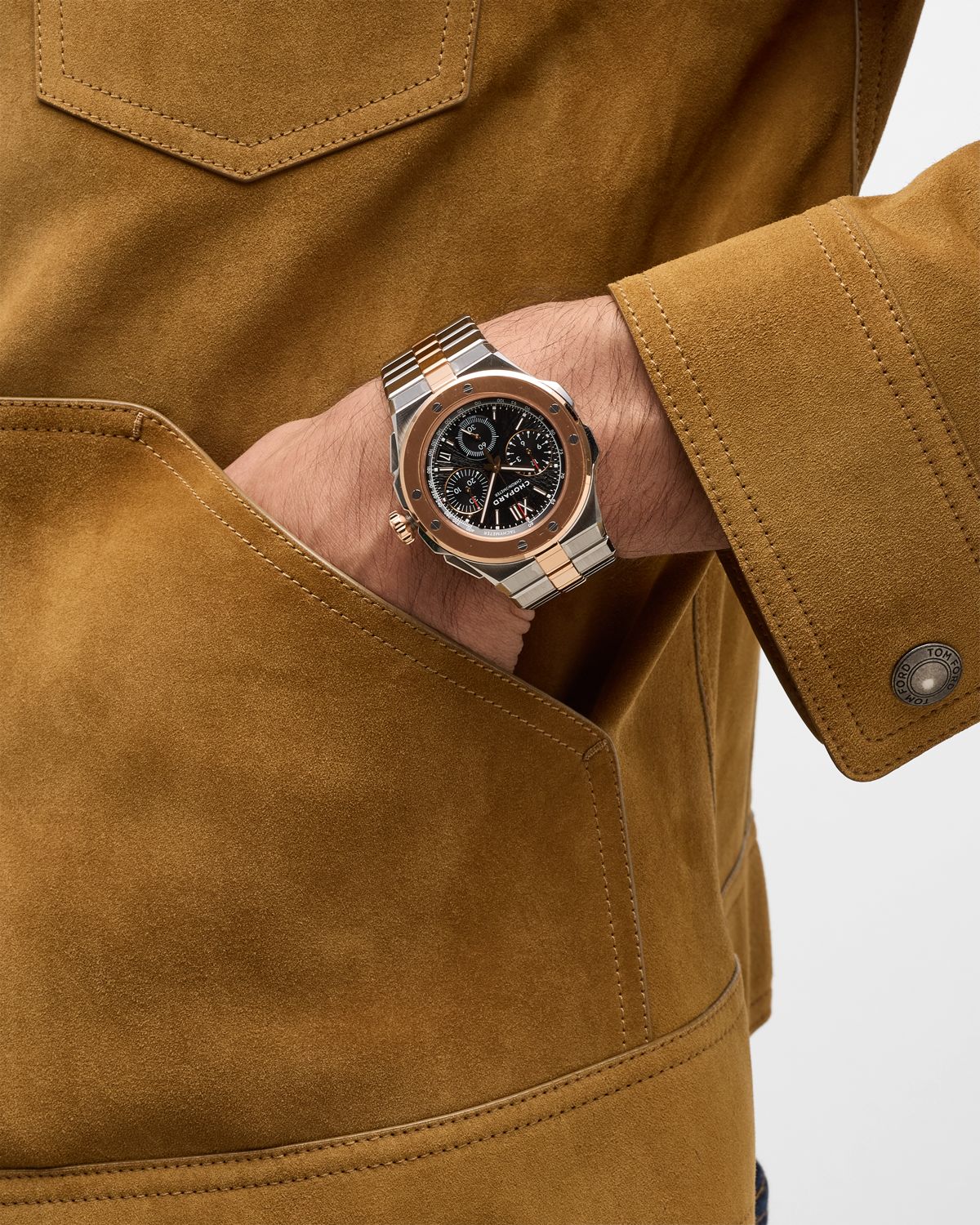 Chopard 44mm Alpine Eagle XL Chrono Watch, Two Tone