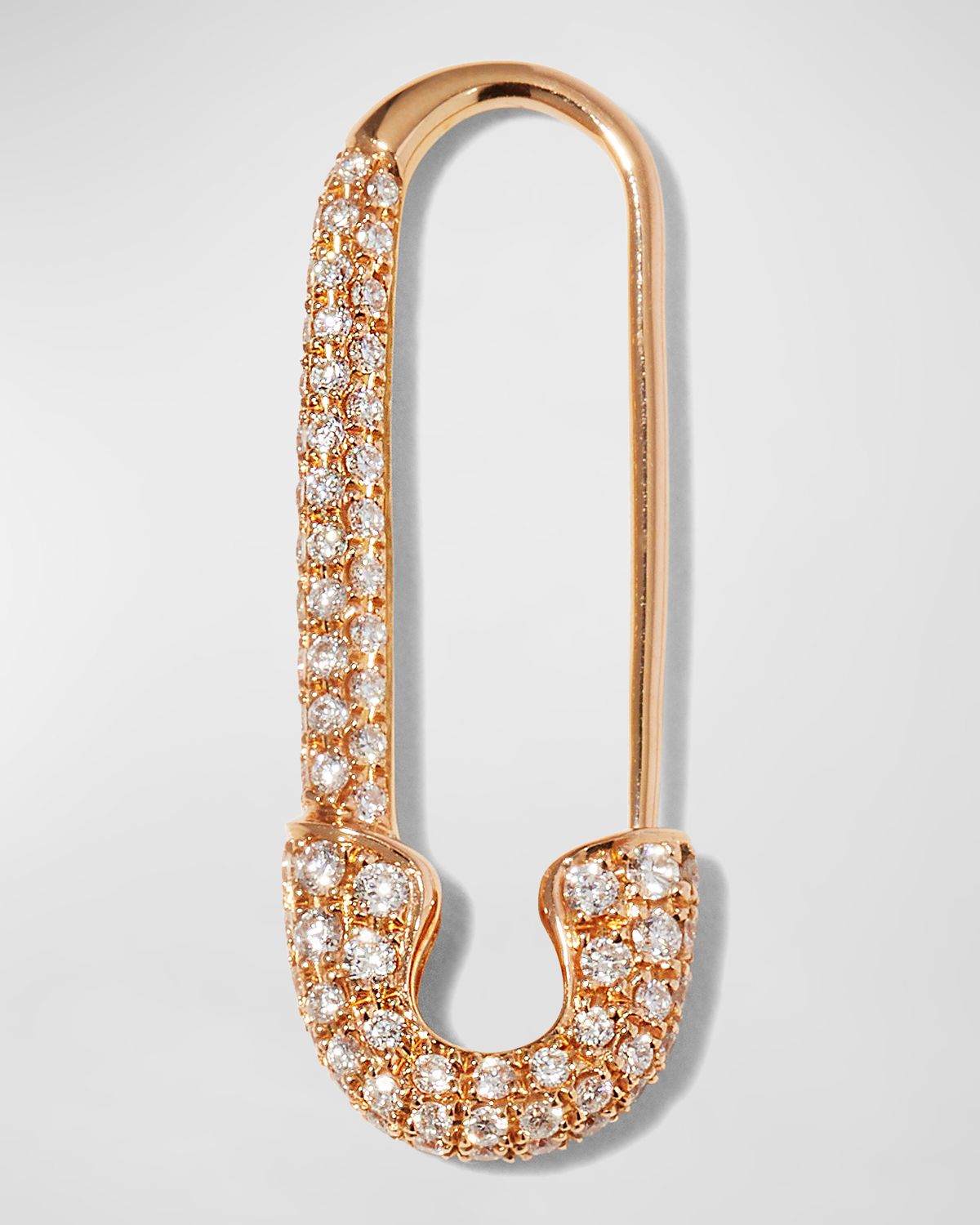 Anita Ko 18k Diamond Safety Pin Earring