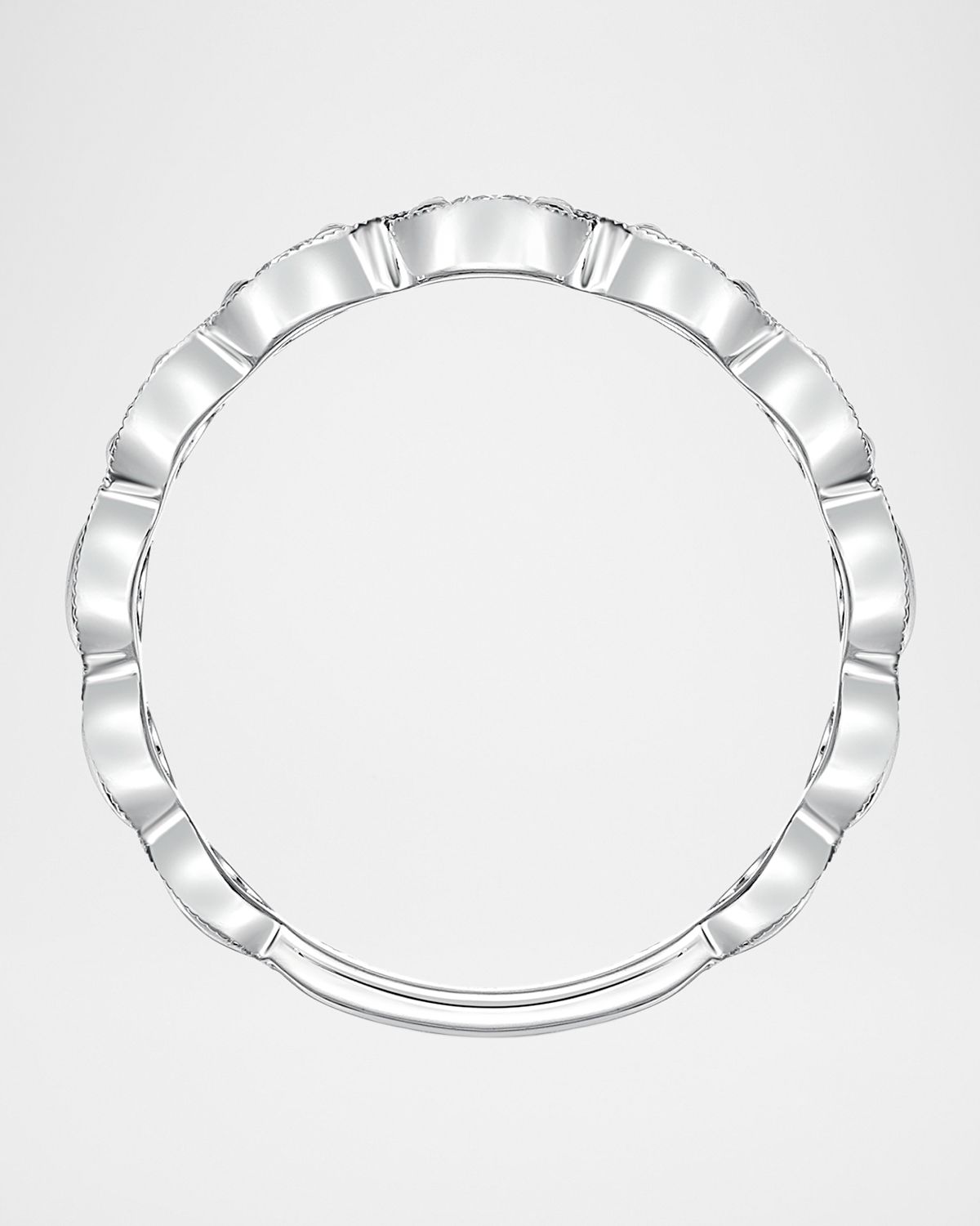 Memoire Stackables 18k Rose Gold Diamond Marquise Ring, Size 6.5, 0.23tcw