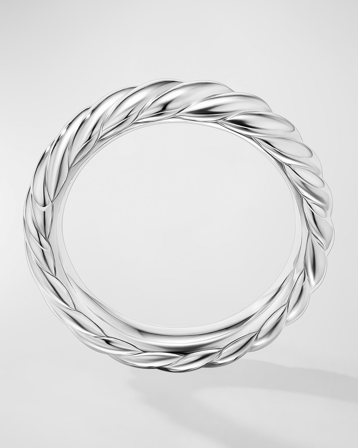 David Yurman Sculpted Cable Band Ring in 18K Gold