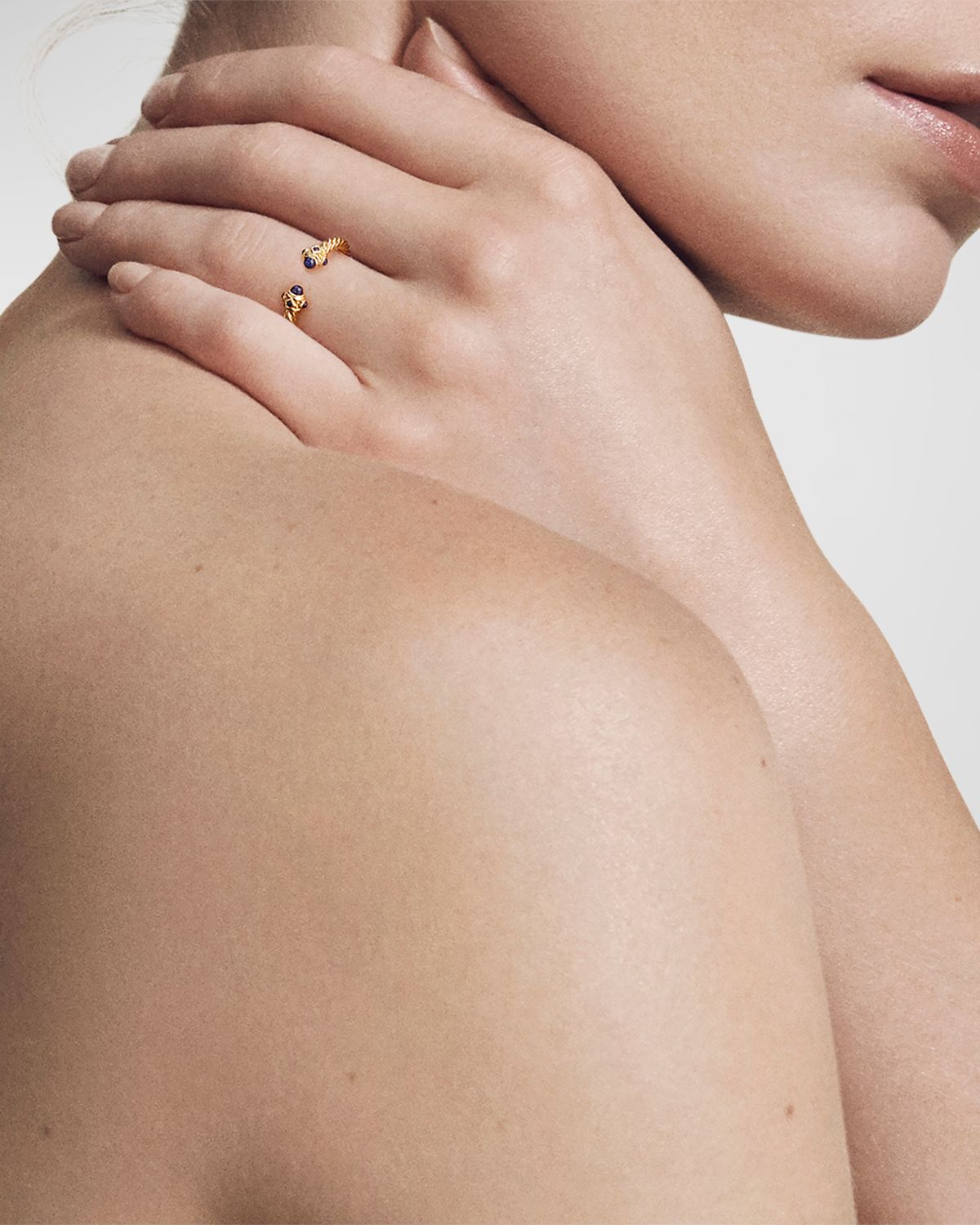 David Yurman Renaissance Ring with Gemstone in 18K Gold