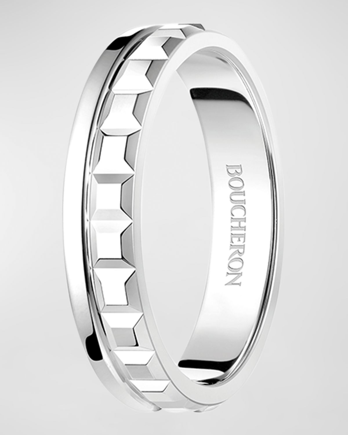 Boucheron Quatre 18K White Gold Radiant Edition Band Ring