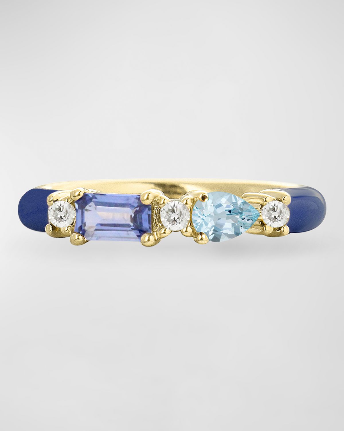Stevie Wren Gemstone Enamel Ring
