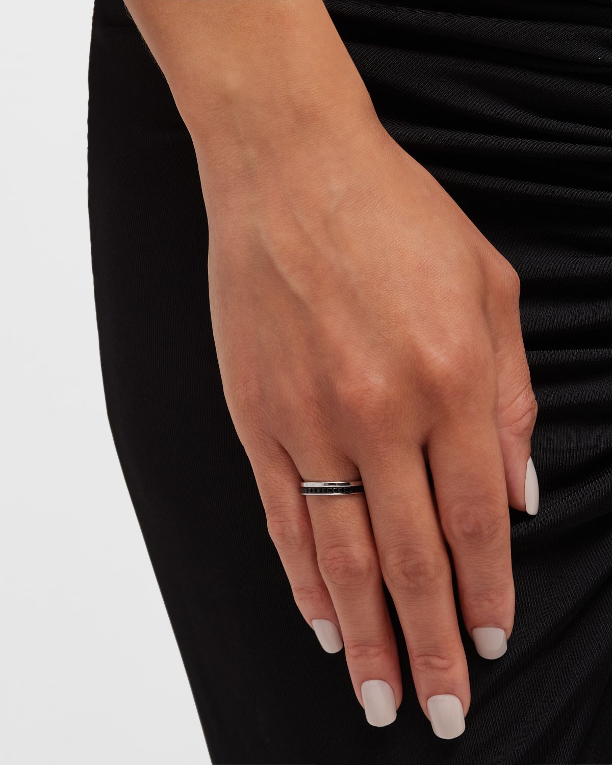 Boucheron Quatre 18K White Gold Follies Band Ring