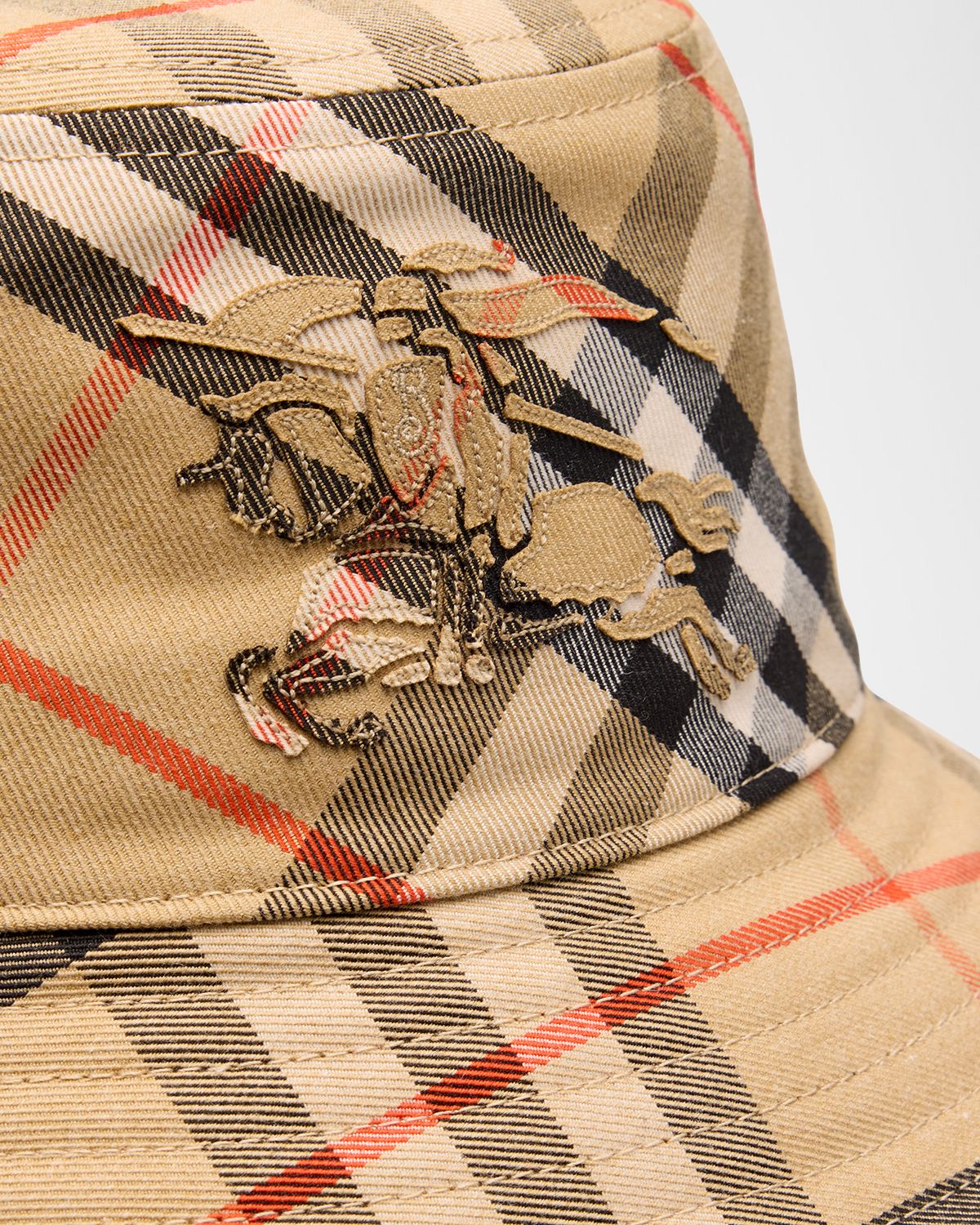Burberry Men 's Check EKD Bucket Hat