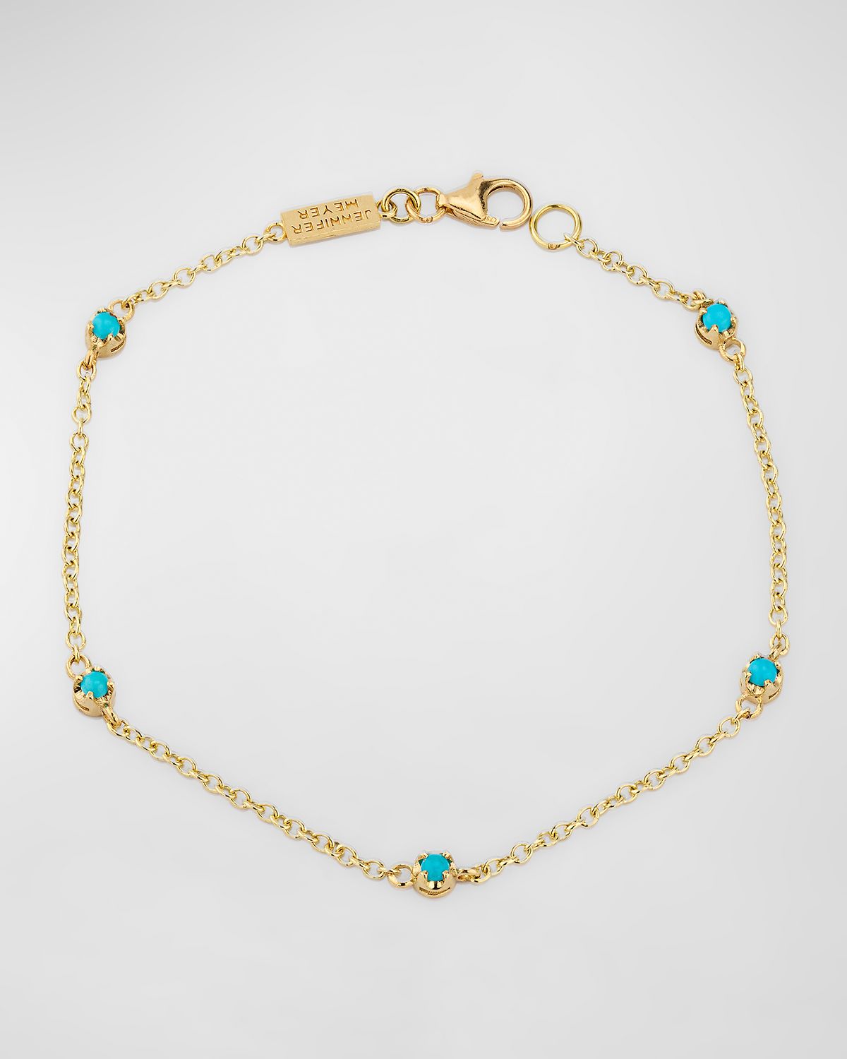 Jennifer Meyer 5 Illusion-Set Turquoise Bracelet