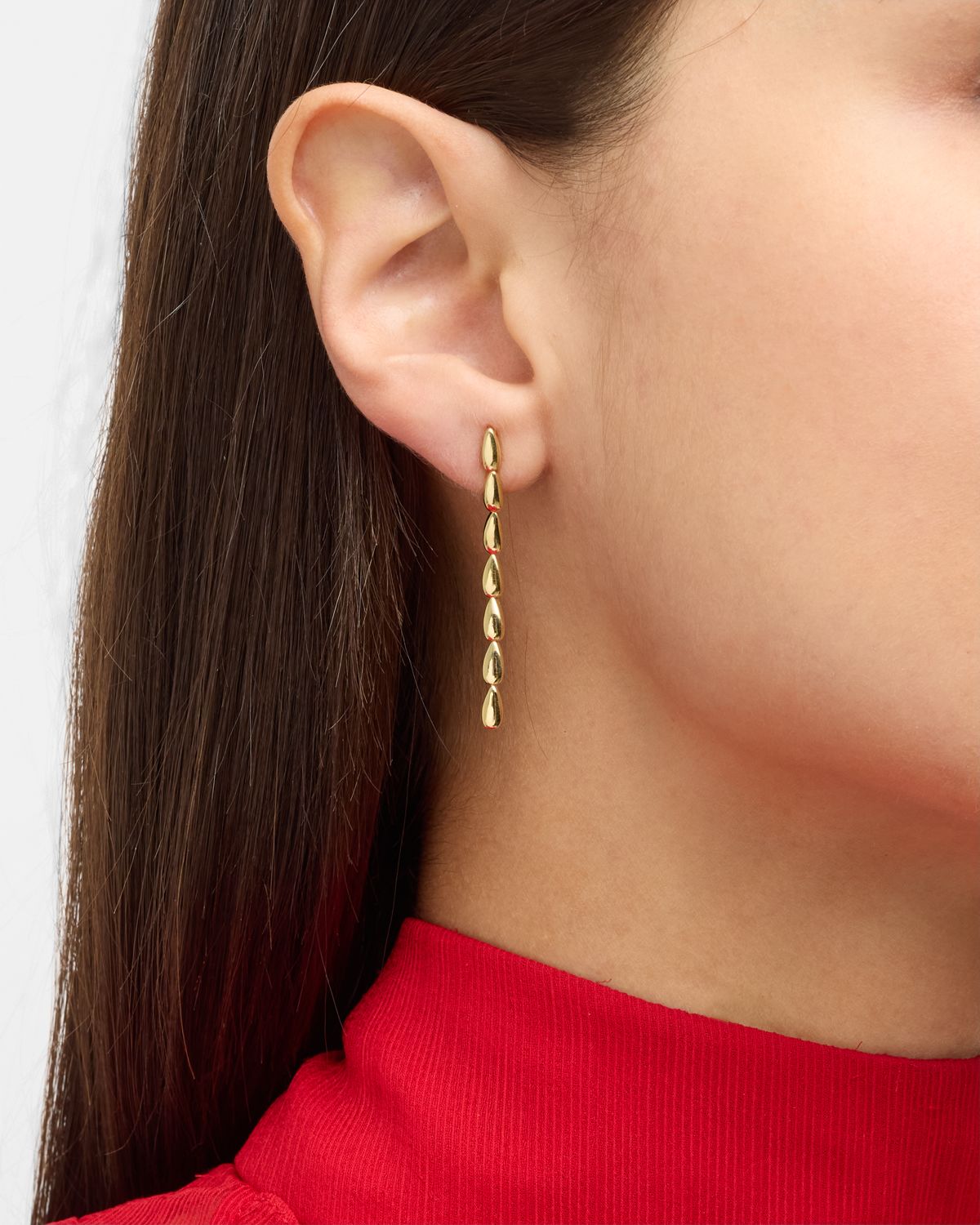 Jennifer Meyer 7-Dome Stud Drop Earrings