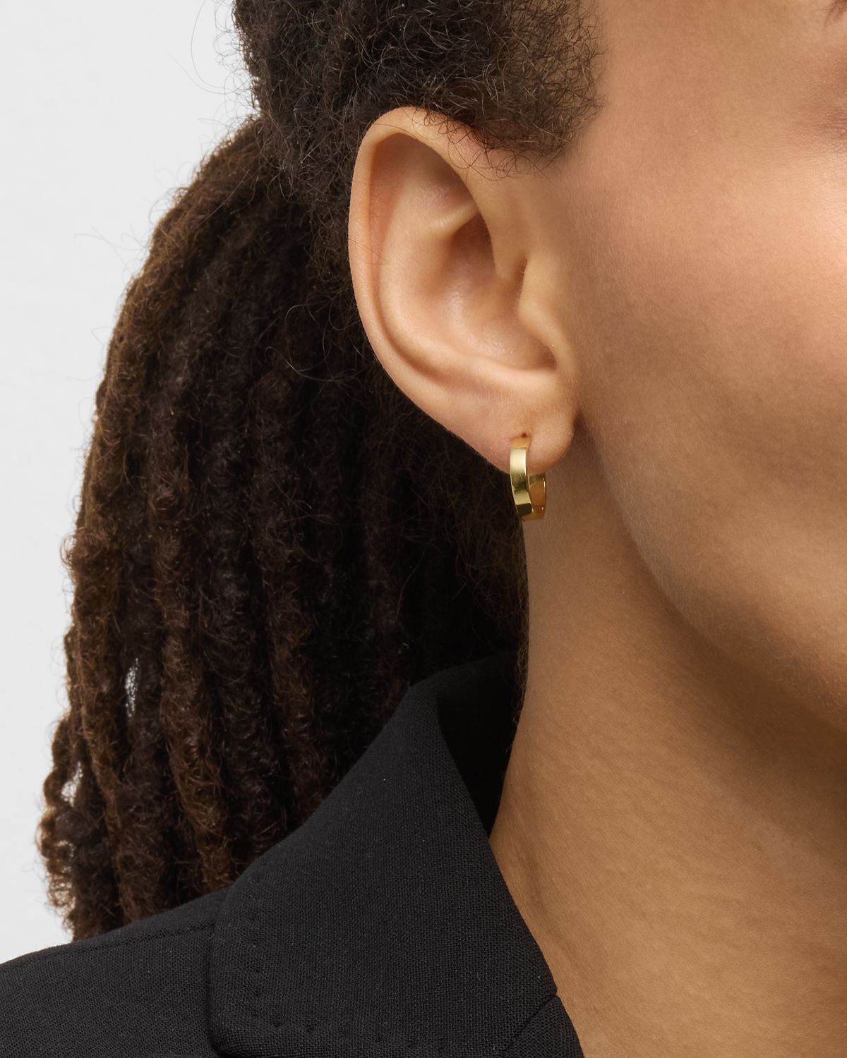 Jennifer Meyer 18k Yellow Gold Mini Ellen Hoop Earrings