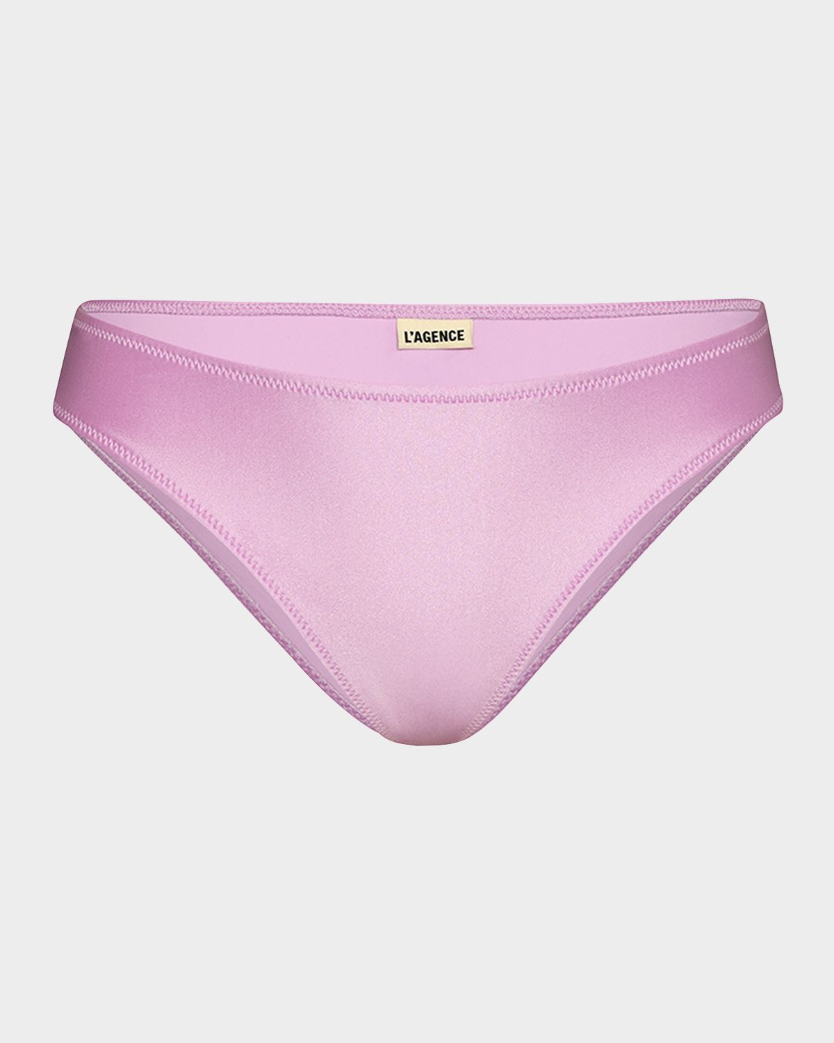 L 'Agence Nicole Solid Classic Bikini Bottoms