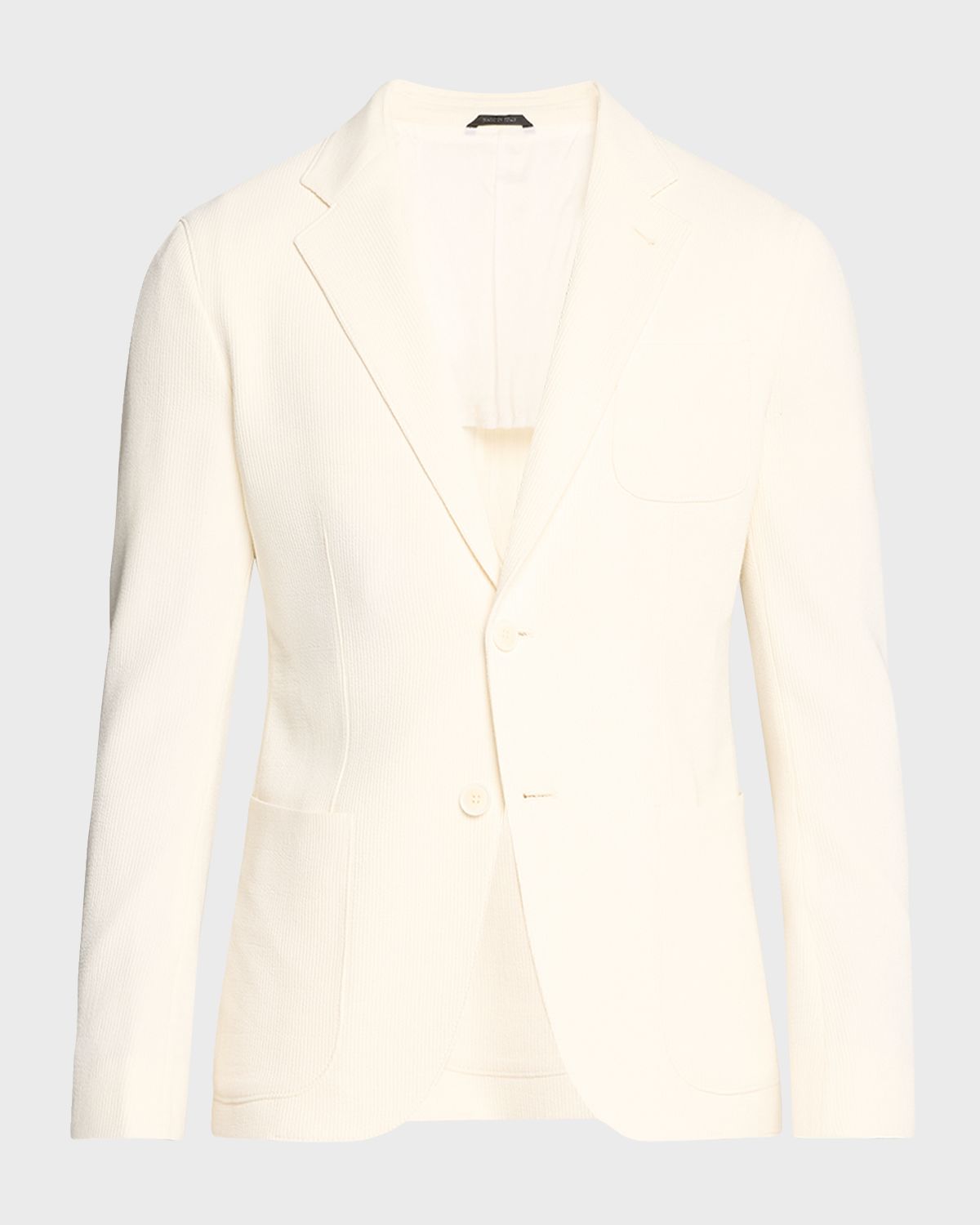 Giorgio Armani Men 's Seersucker Suit Separate Jacket