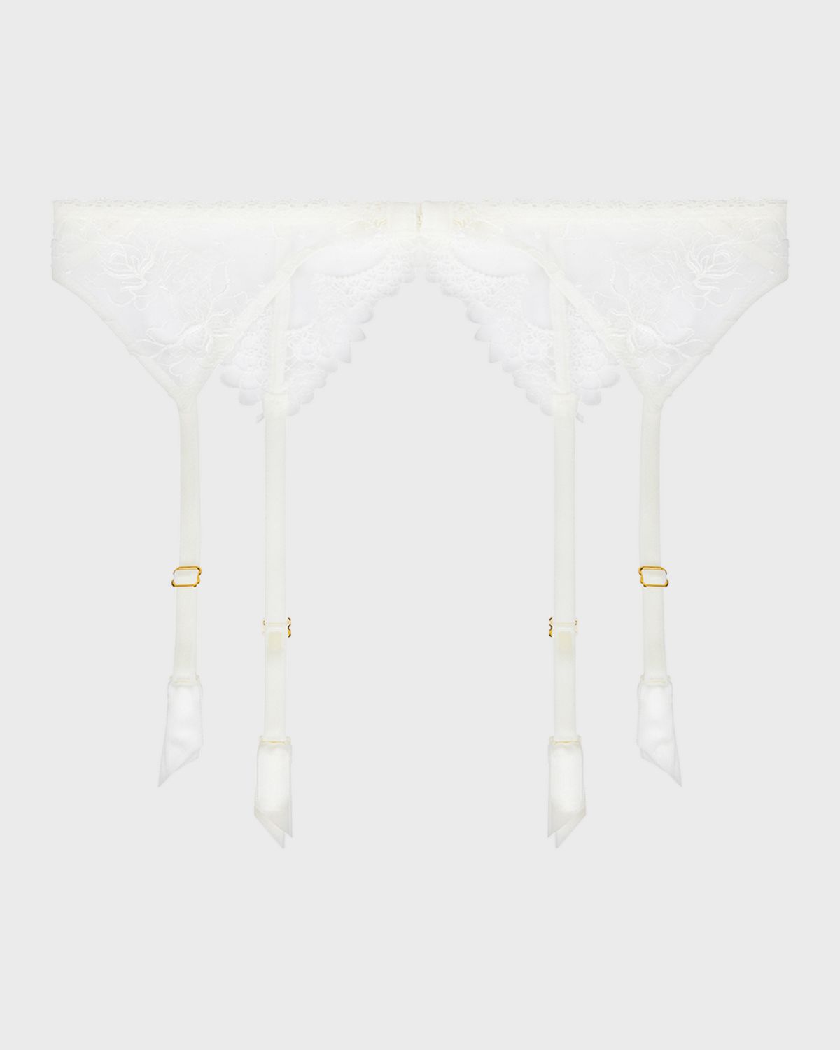 Lise Charmel Princesse Iris Scalloped Lace Suspender Belt