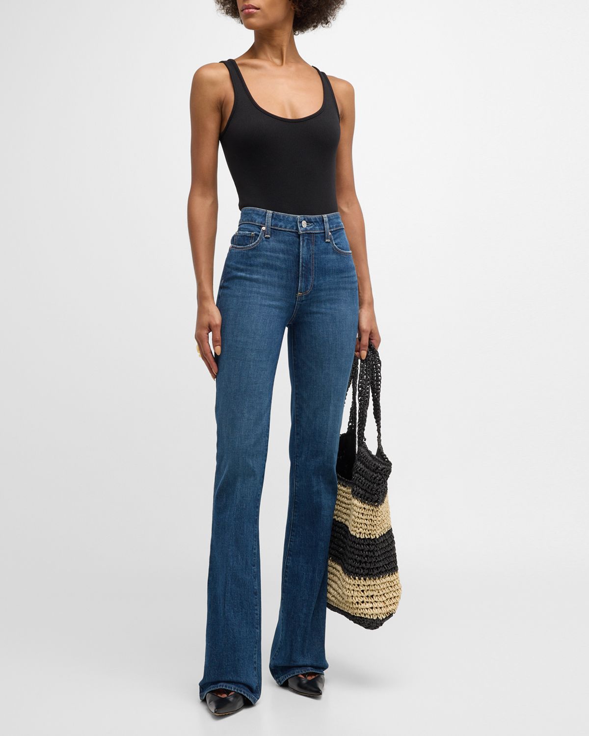 L 'Agence Nica Scoop-Neck Tank Bodysuit