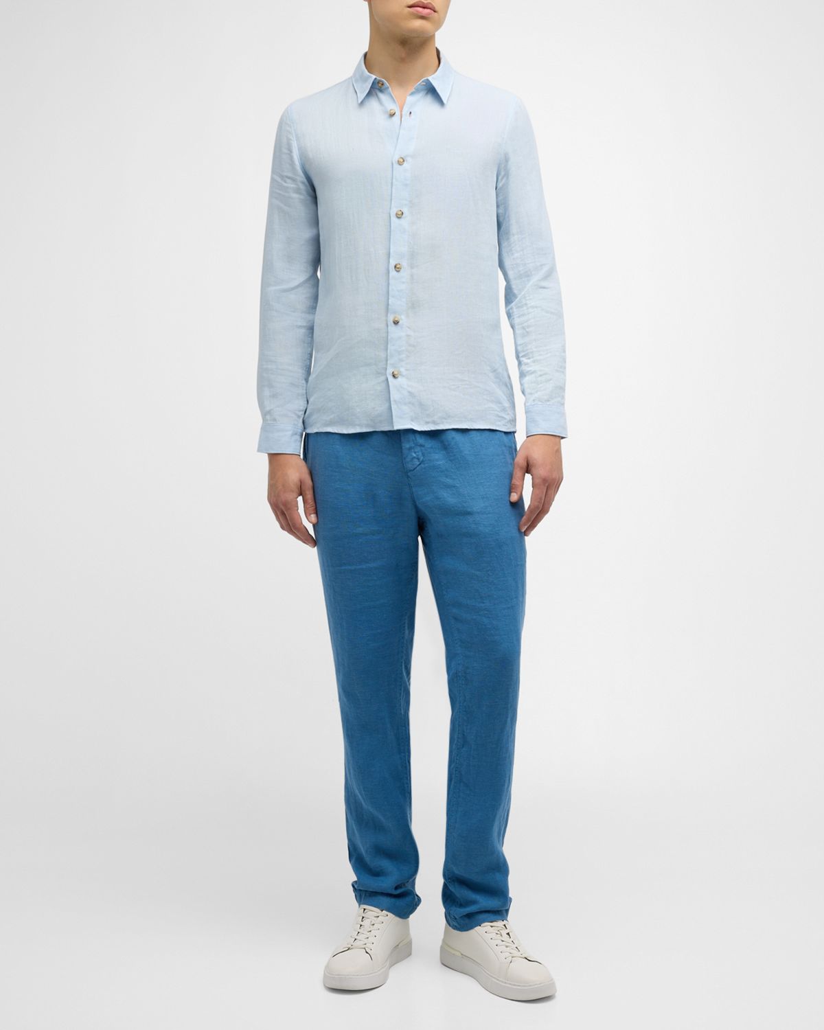 Swims Men 's Amalfi Linen Slim Fit Pants