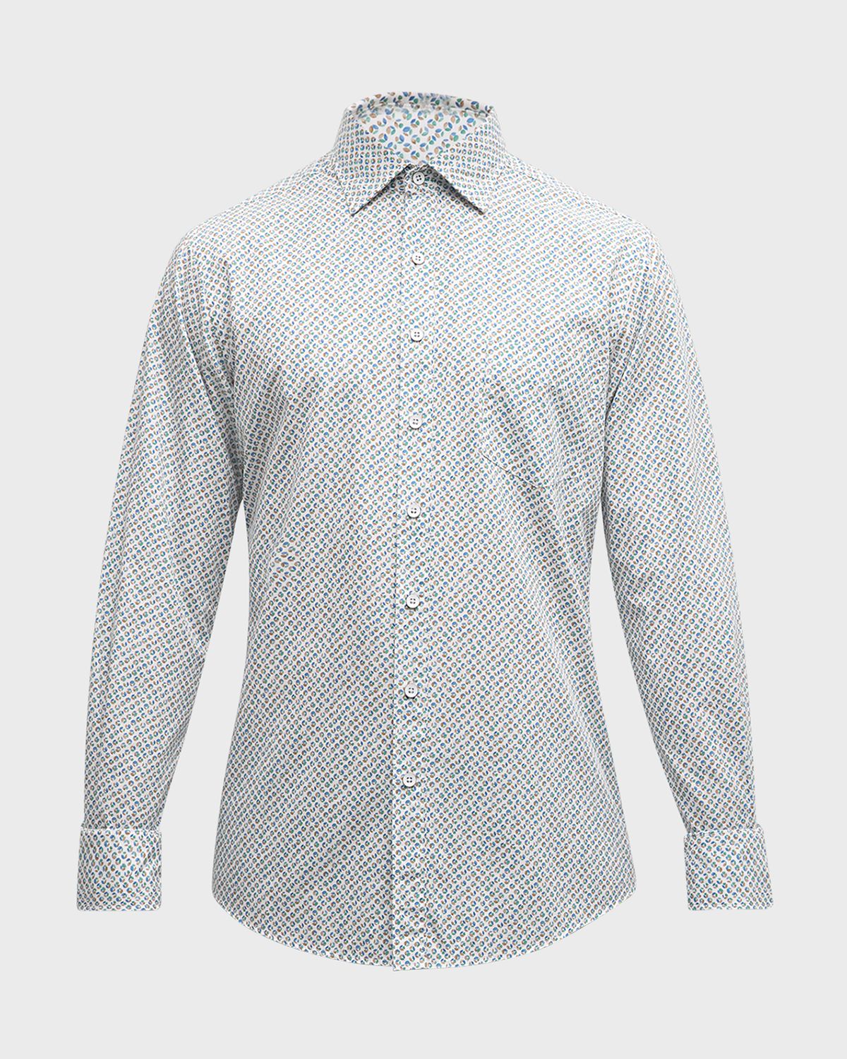 Rodd & Gunn Men 's Underwood Multicolor Leaf-Print Sport Shirt