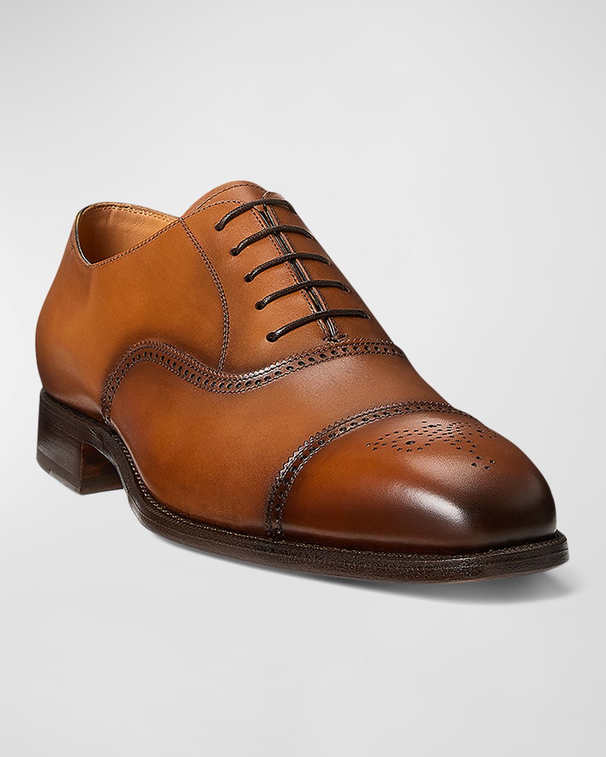 Ralph Lauren Purple Label Men 's Denver II Brogue Leather Oxfords