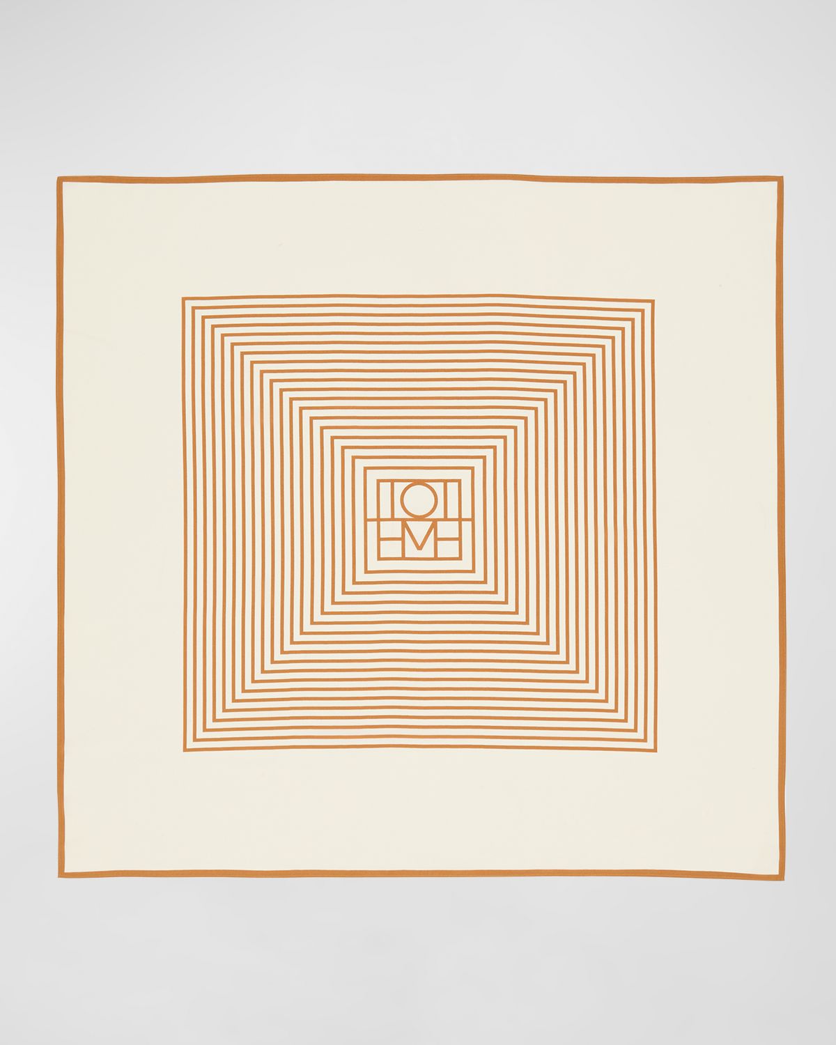 Toteme Signature Monogram Cotton-Silk Blanket Scarf