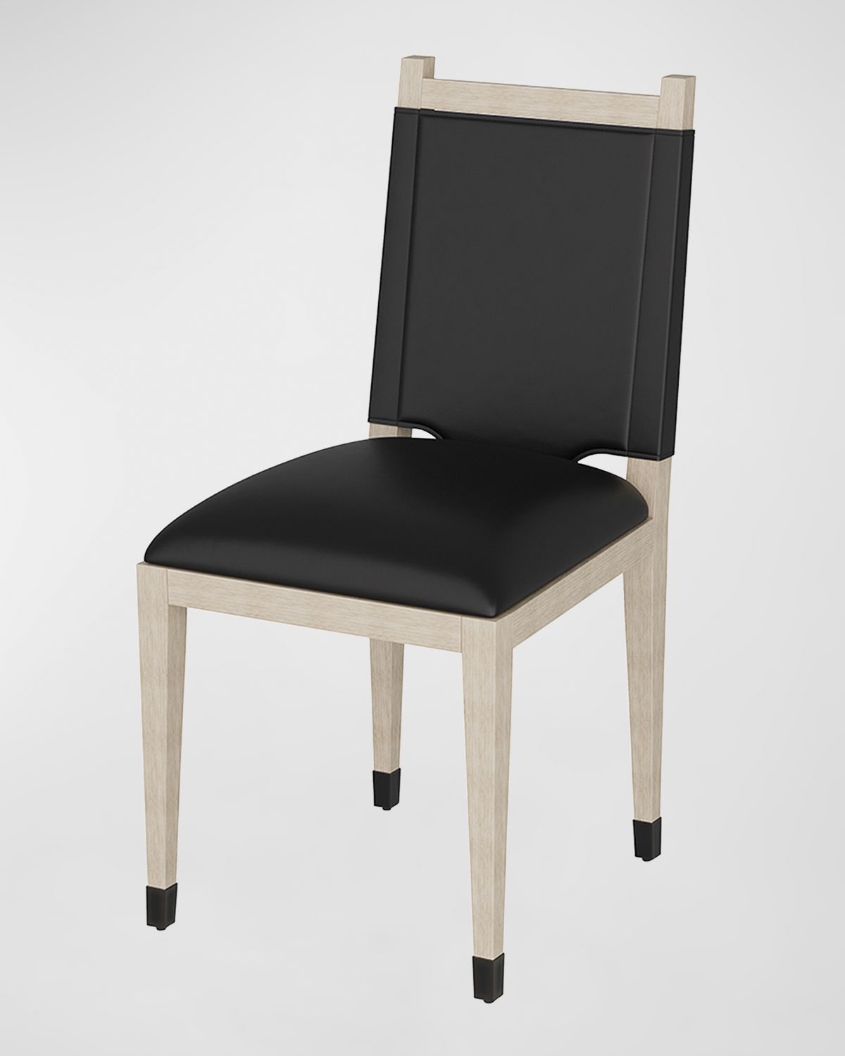 Arteriors Burdock Leather Dining Side Chair | Thumbnail 7 Arteriors Burdock Leather Dining Side Chair | Thumbnail 7