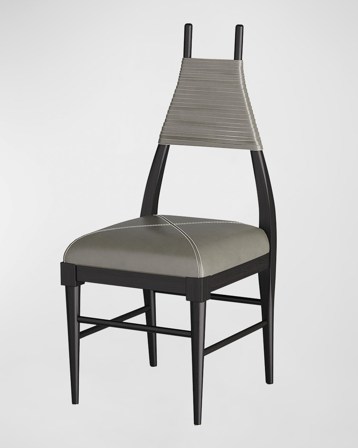 Arteriors Biziki Leather Dining Side Chair | Thumbnail 7 Arteriors Biziki Leather Dining Side Chair | Thumbnail 7