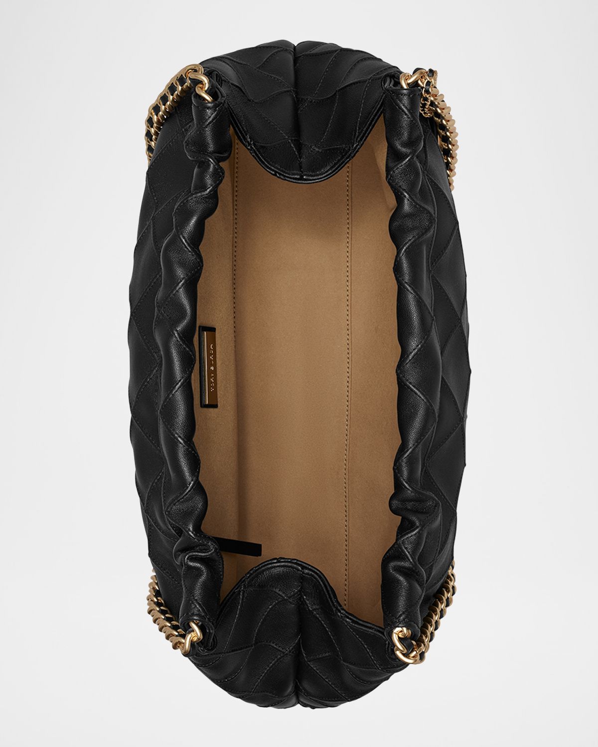 Tory Burch Fleming Drawstring Leather Hobo Bag