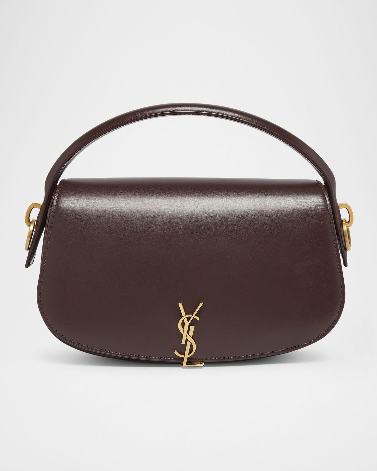 Saint Laurent Voltaire YSL Flap Top-Handle Bag in Leather | Thumbnail 9