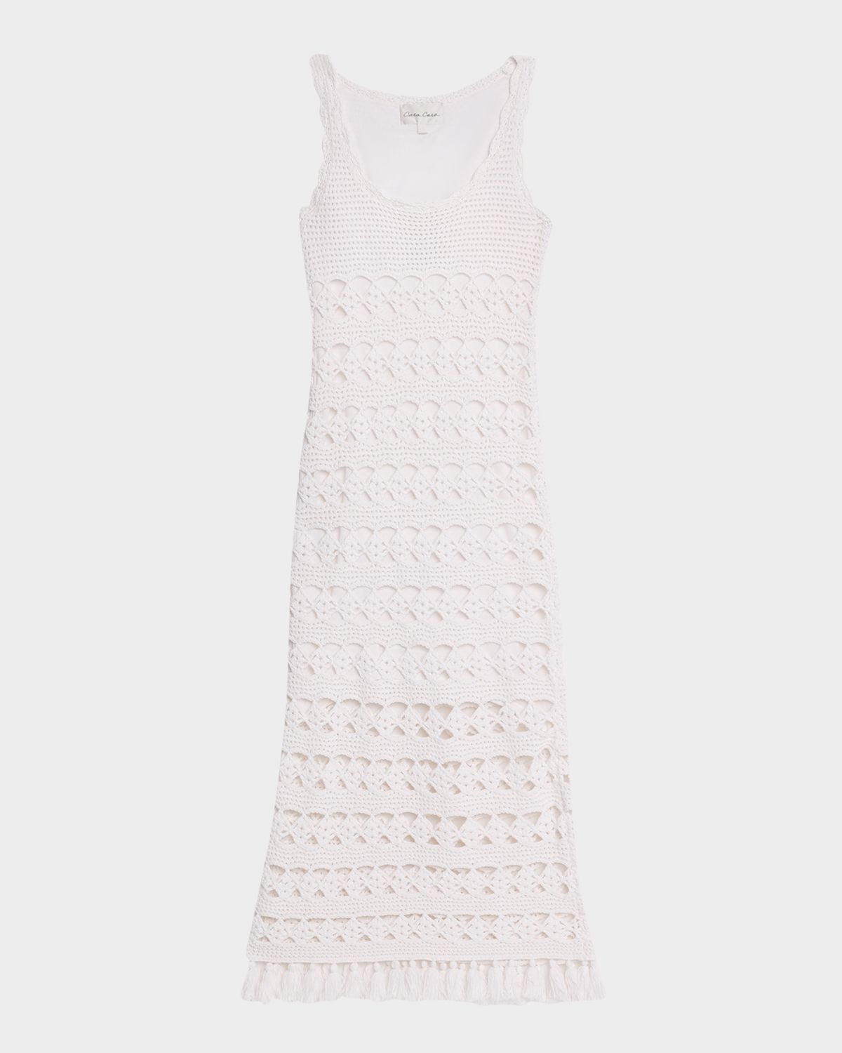Cara Cara Joan Metallic Crochet Sleeveless Midi Sheath Dress | Thumbnail 6 Cara Cara Joan Metallic Crochet Sleeveless Midi Sheath Dress | Thumbnail 6