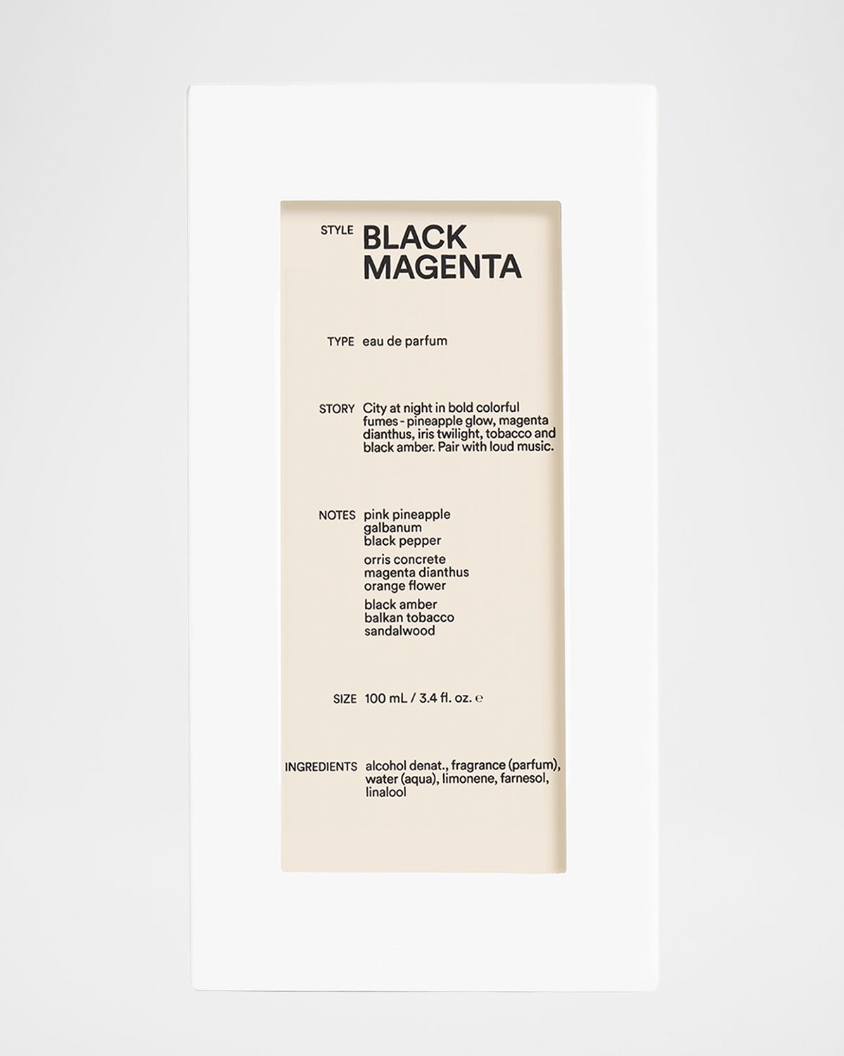 D.S. & DURGA Black Magenta Eau de Parfum, 3.4 oz.