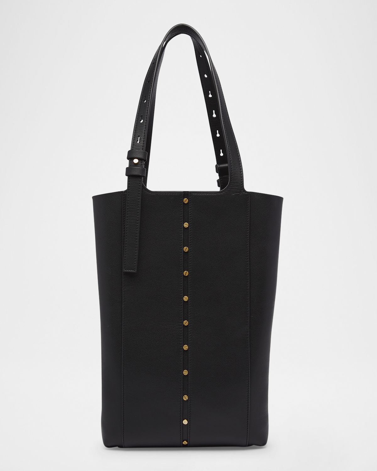 Golden Goose 24.7 North-South Studded Leather Tote Bag