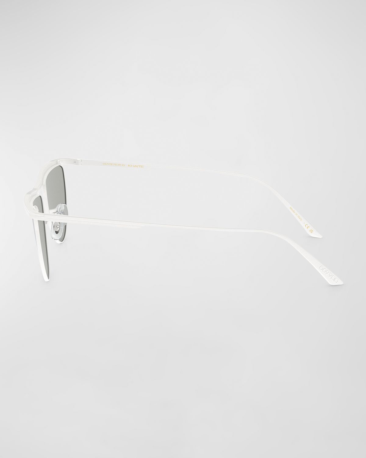 KHAITE x Oliver Peoples Sleek Metal Windsor Rim Sunglasses