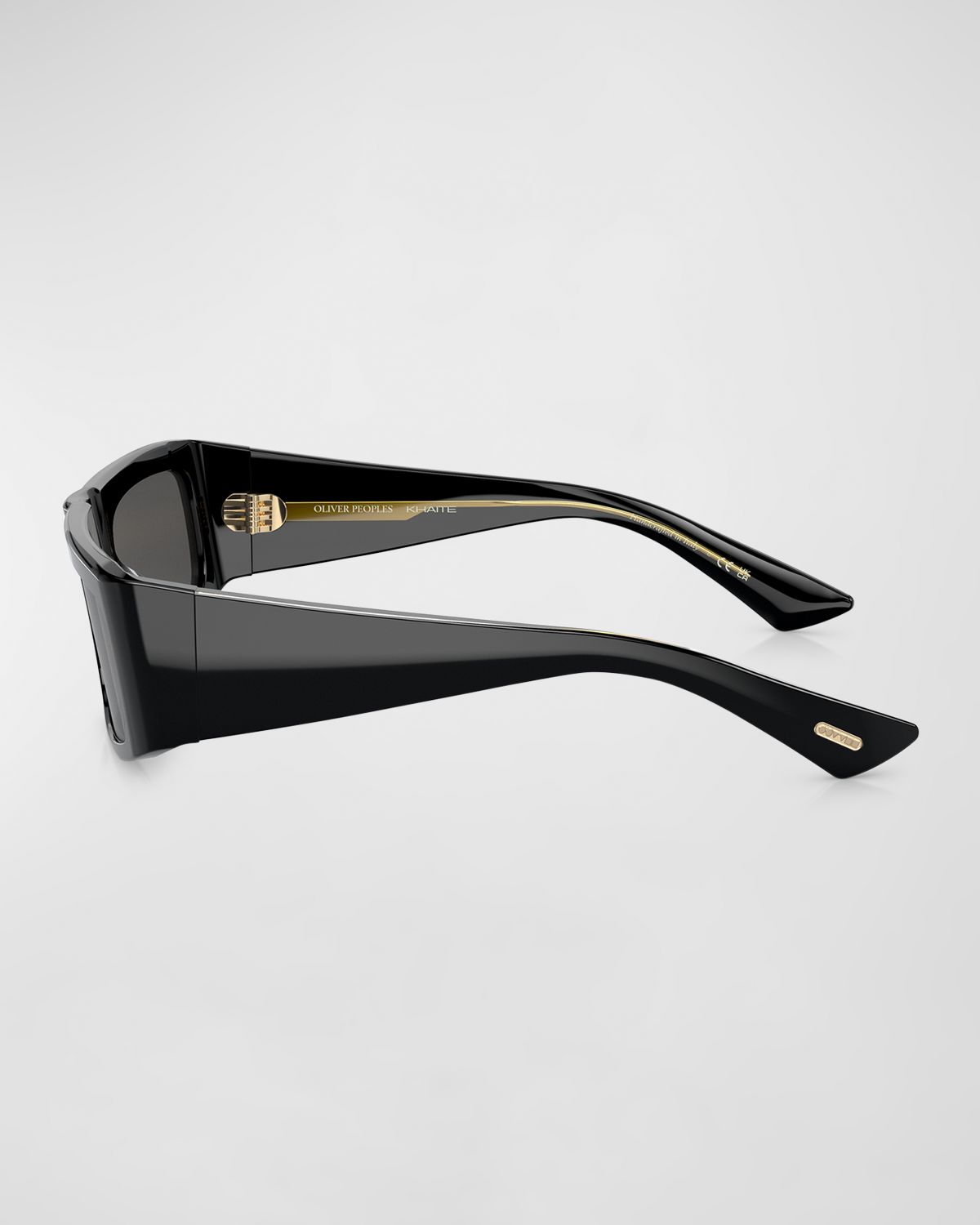KHAITE x Oliver Peoples Bold Acetate Rectangle Sunglasses