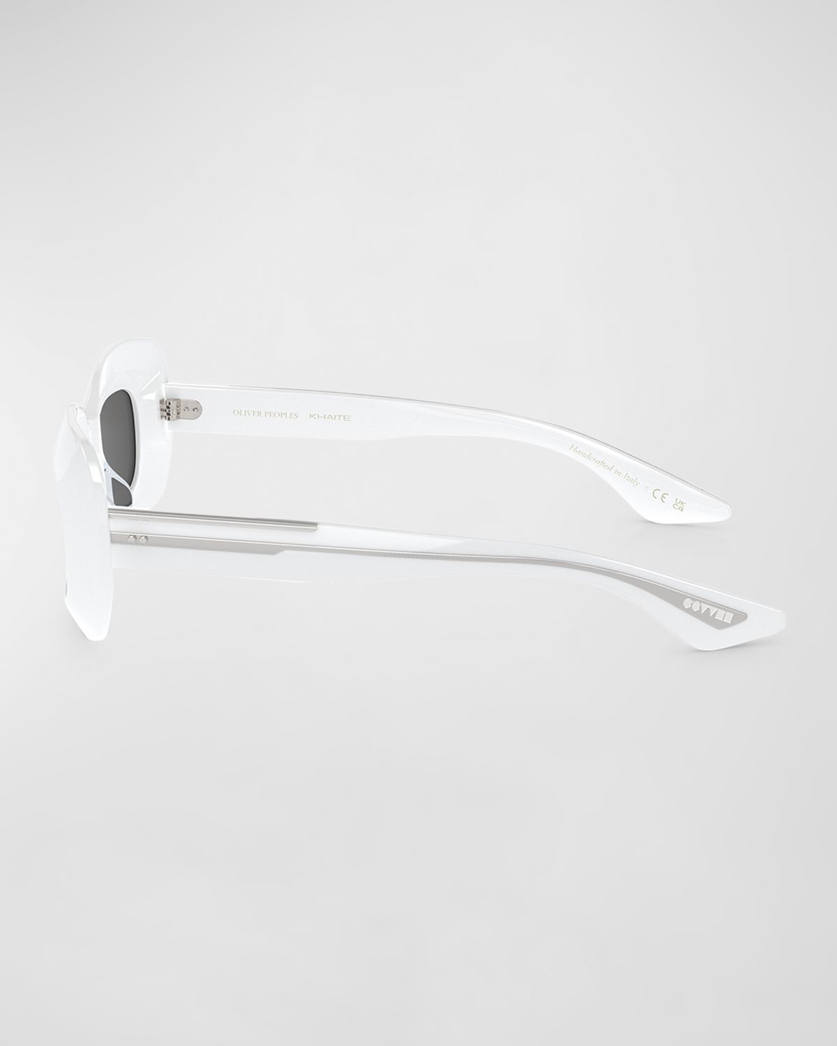 KHAITE x Oliver Peoples Beveled Acetate Rectangle Sunglasses