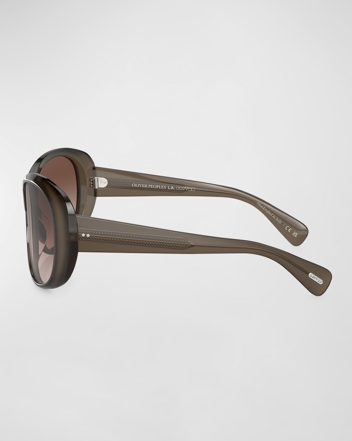 Oliver Peoples Maridan Gradient Acetate & Plastic Round Sunglasses