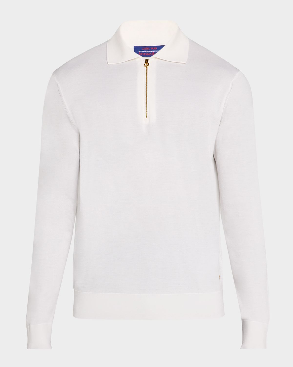 Stefano Ricci Men 's Cashmere Polo Sweater | Thumbnail 6 Stefano Ricci Men 's Cashmere Polo Sweater | Thumbnail 6